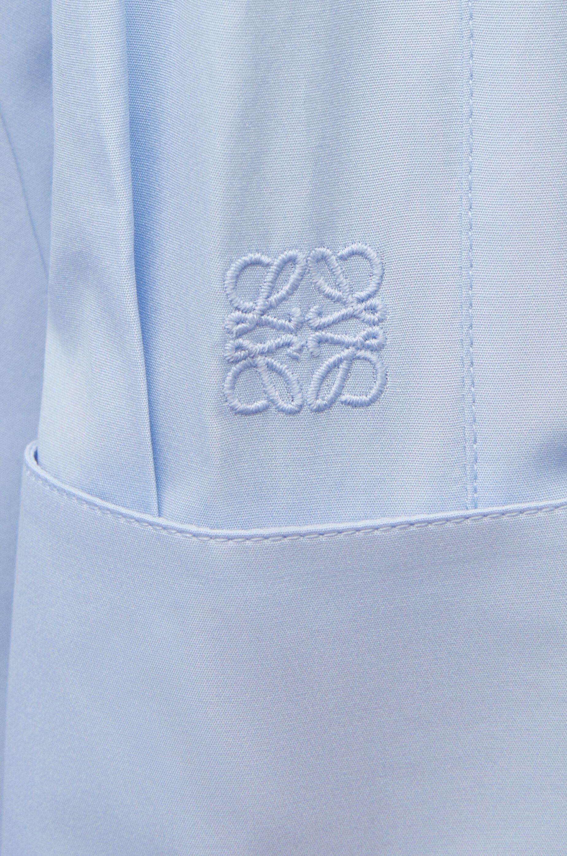 Loewe o1in1g0426 Draped Shirt in Baby Blue Size S / US 4 / IT 40 - 5 Thumbnail