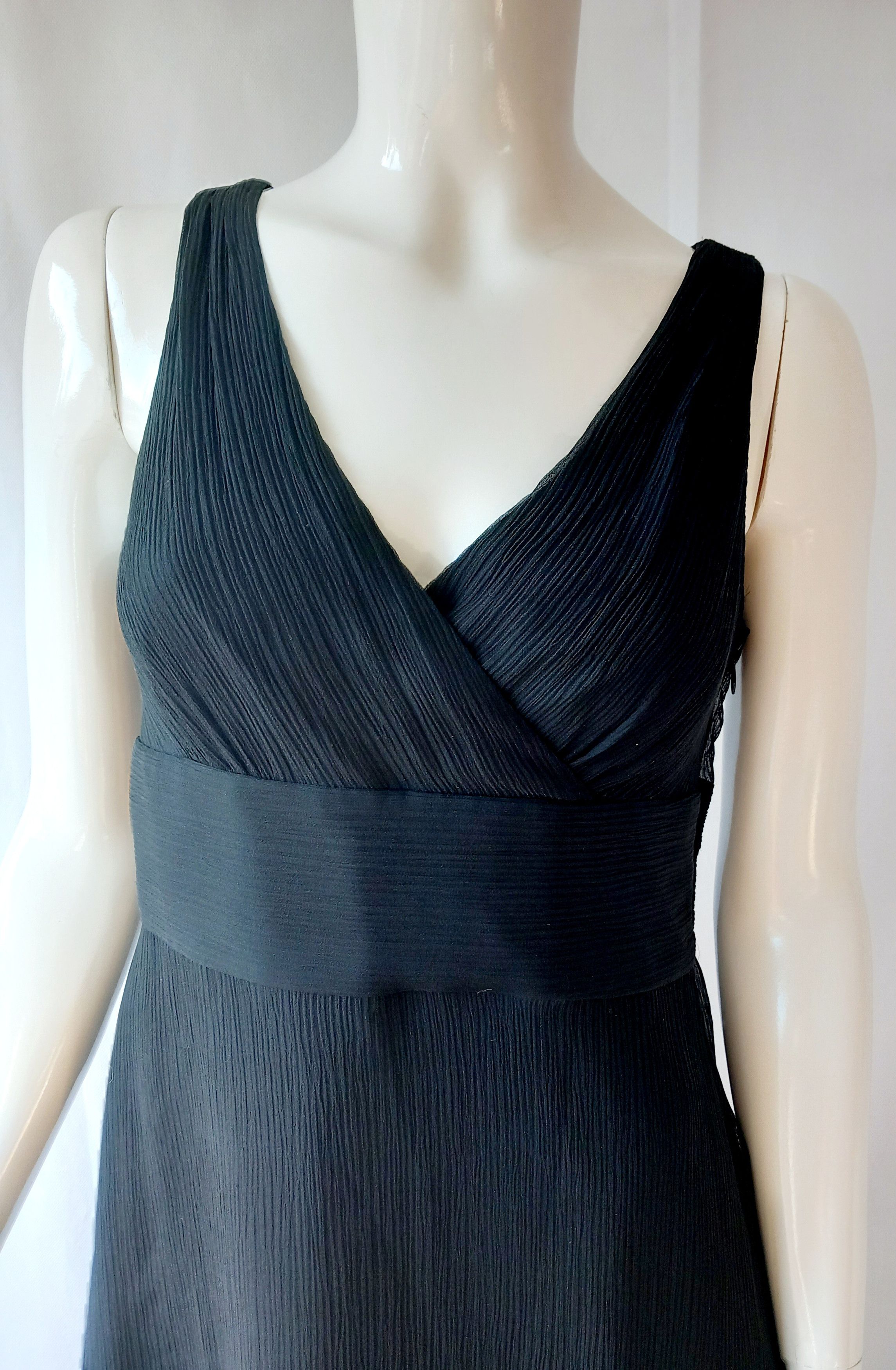Max Mara Max Mara black silk dress S size Size S / US 4 / IT 40 - 2 Thumbnail