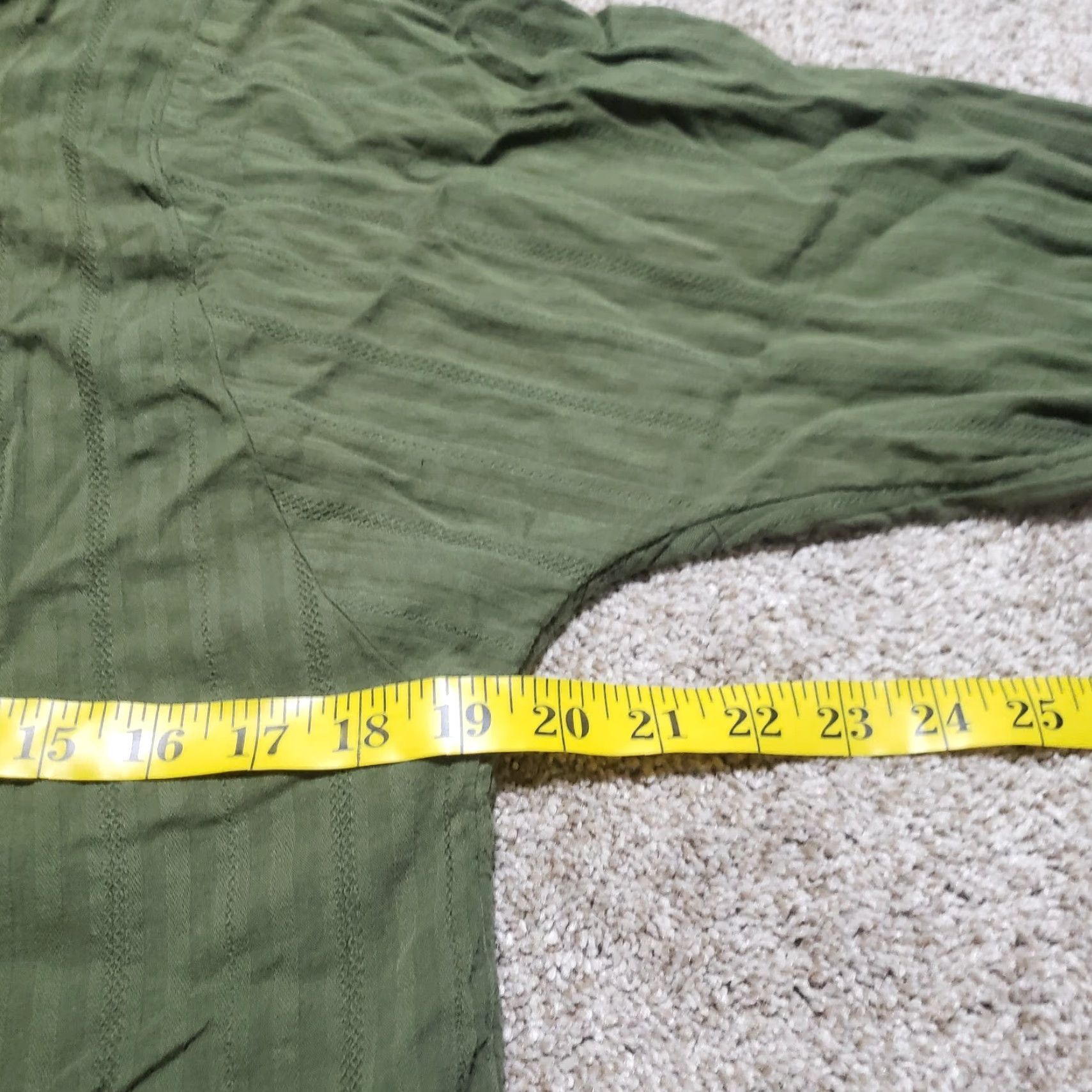 Vintage a.n.a Shirt XS Women Green Solid 3/4 Sleeve Round Neck Adult Womens XS Green Shirt Classic All Seasons Size XS / US 0-2 / IT 36-38 - 5 Thumbnail