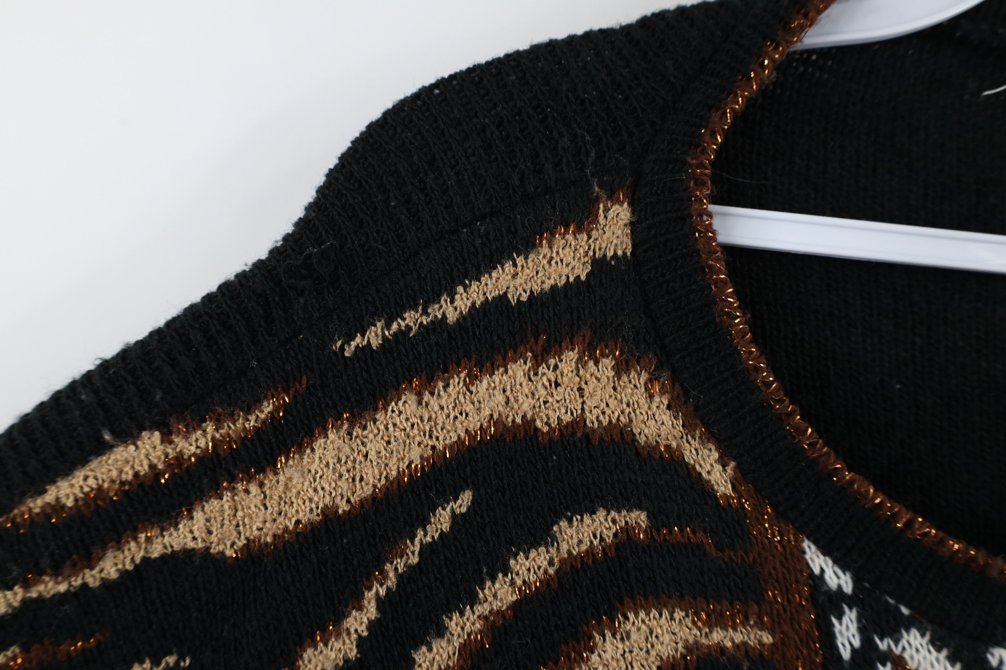 Vintage Vintage 90s Streetwear Cheetah Print Knit Sweater USA Size 3XL / US 20-22 - 5 Thumbnail