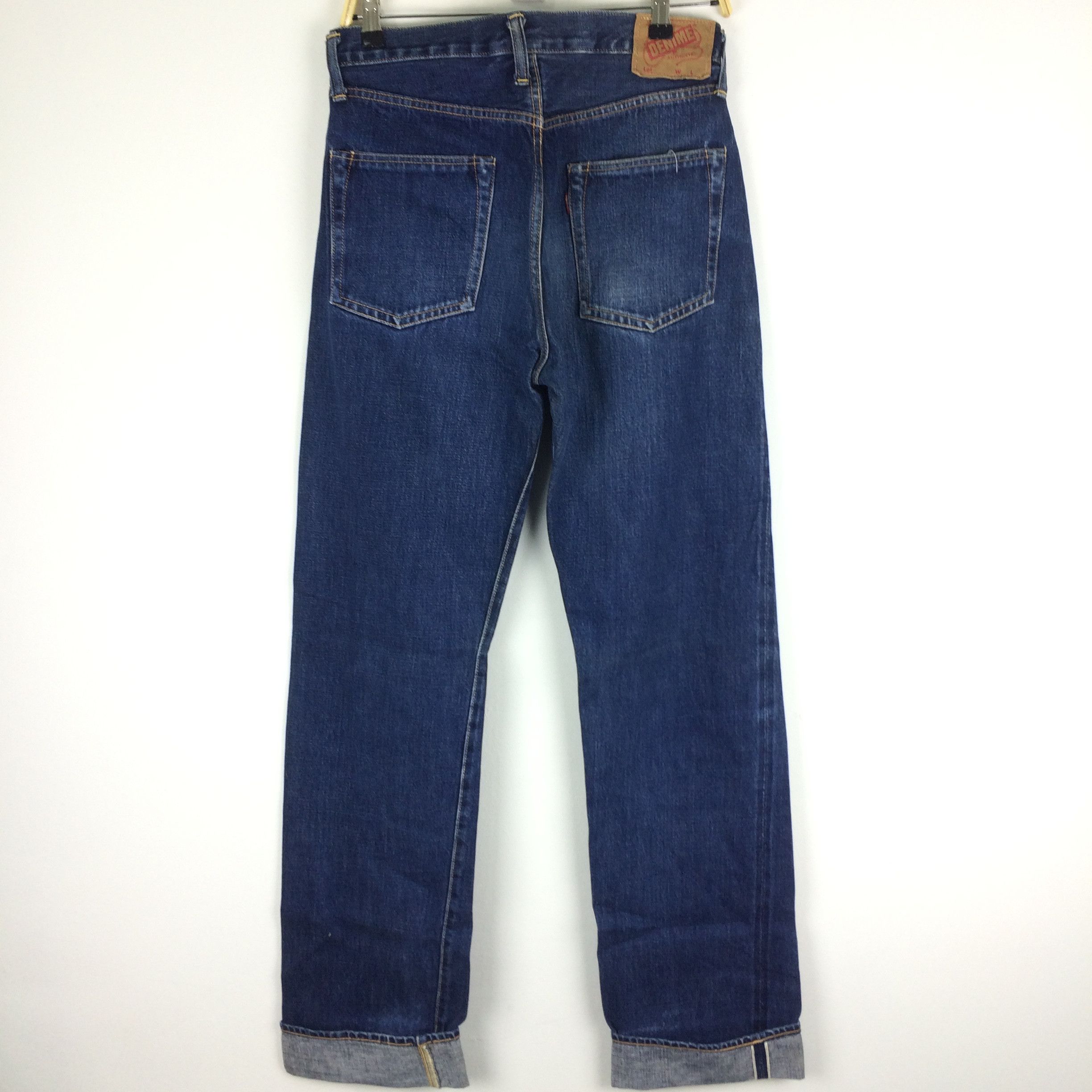 Denime × Japanese Brand X45 DENIME Japanese DENIM red selvedge jeans W31 Size US 31 - 1 Thumbnail
