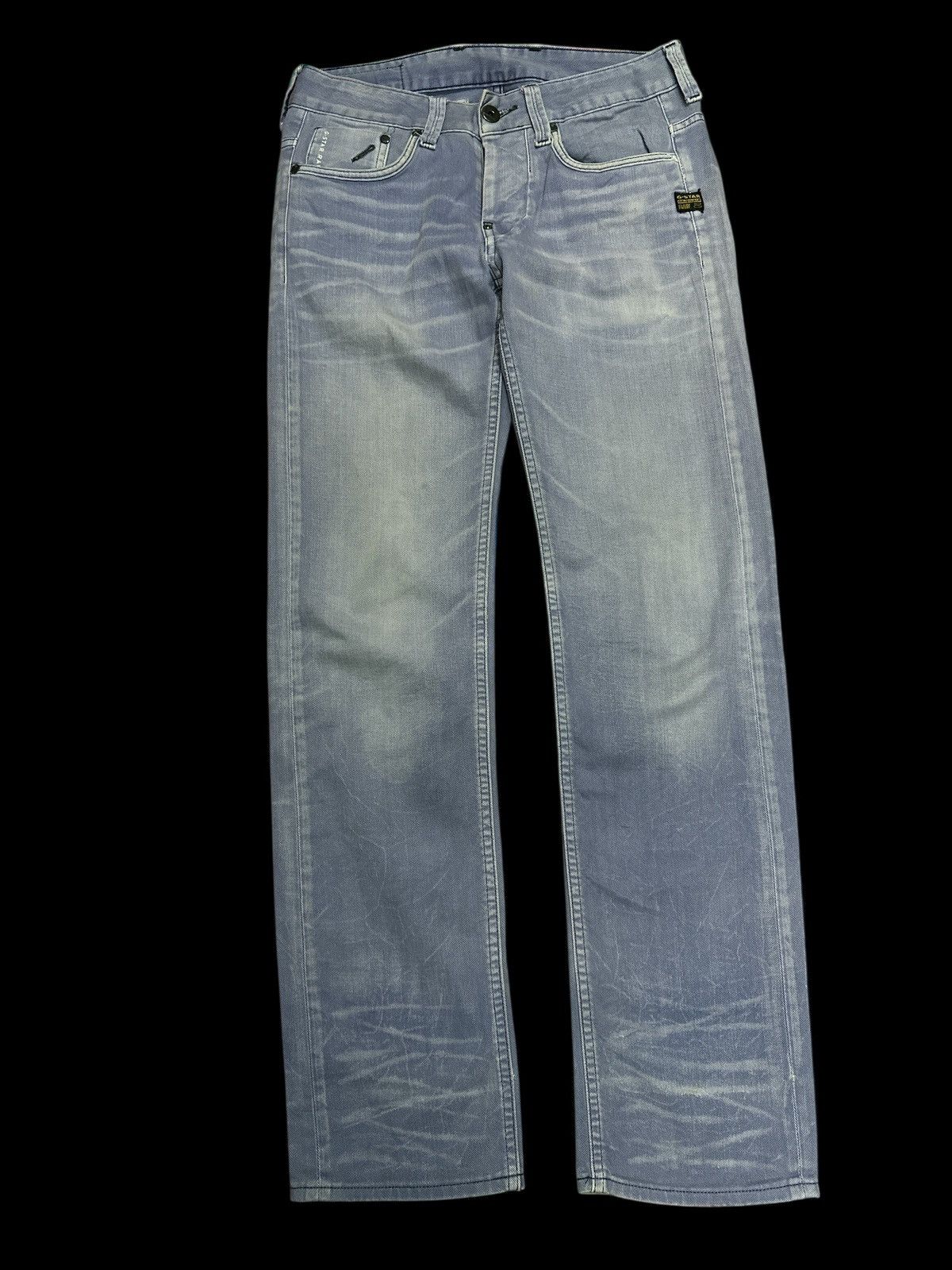 G-Star Vtg G Star Raw Blue Wash Faded 💥 Size US 32 / EU 48 - 5 Thumbnail