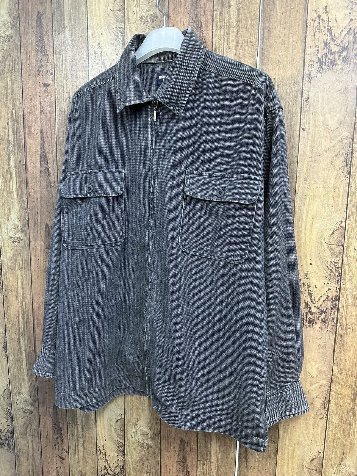 Flannel × Michiko Koshino London × Vintage Vintage Michiko London Jeans Zipper Flannel Z42 Size US M / EU 48-50 / 2 - 2 Thumbnail