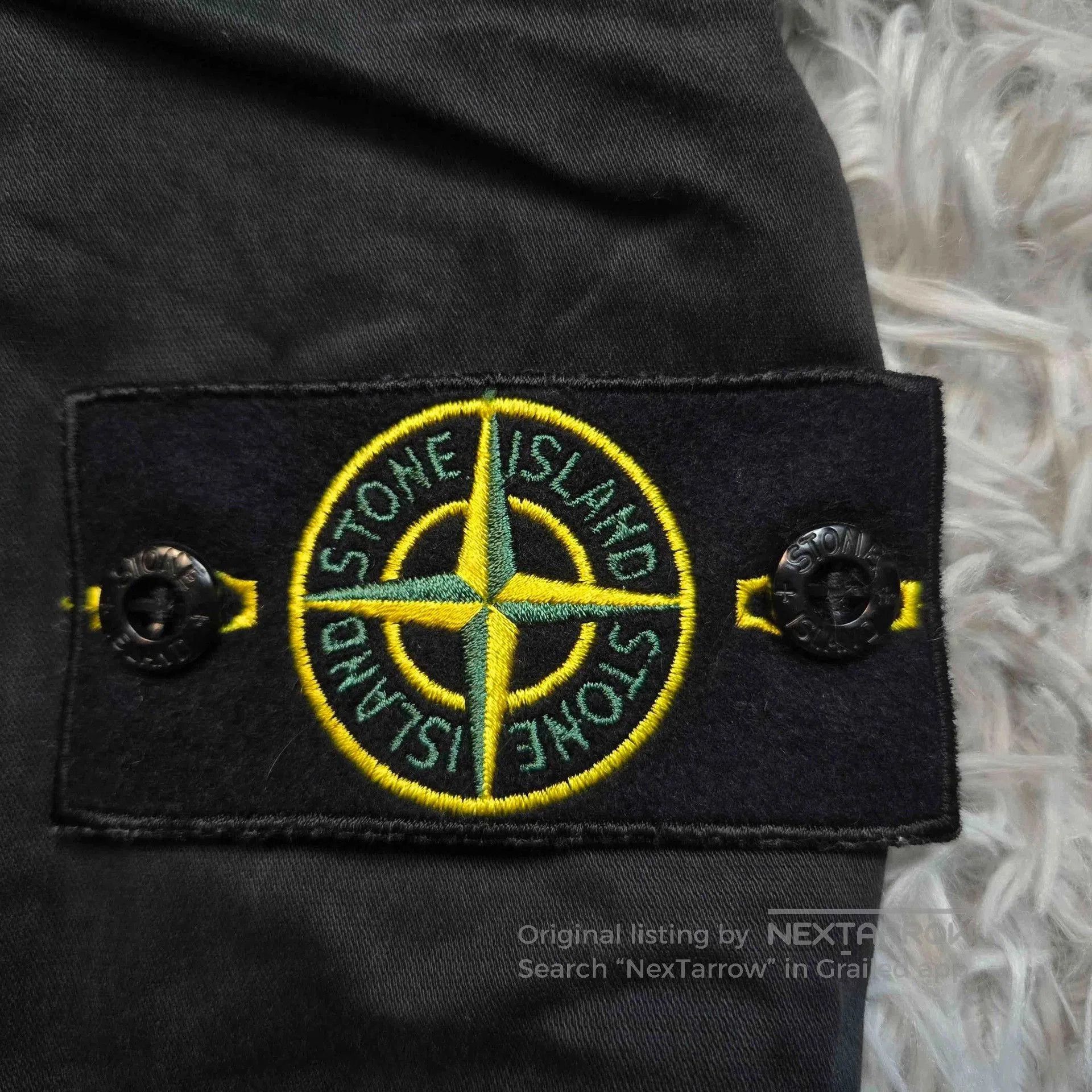 Stone Island stone island black cargo pants for men. Size US 32 / EU 48 - 3 Thumbnail