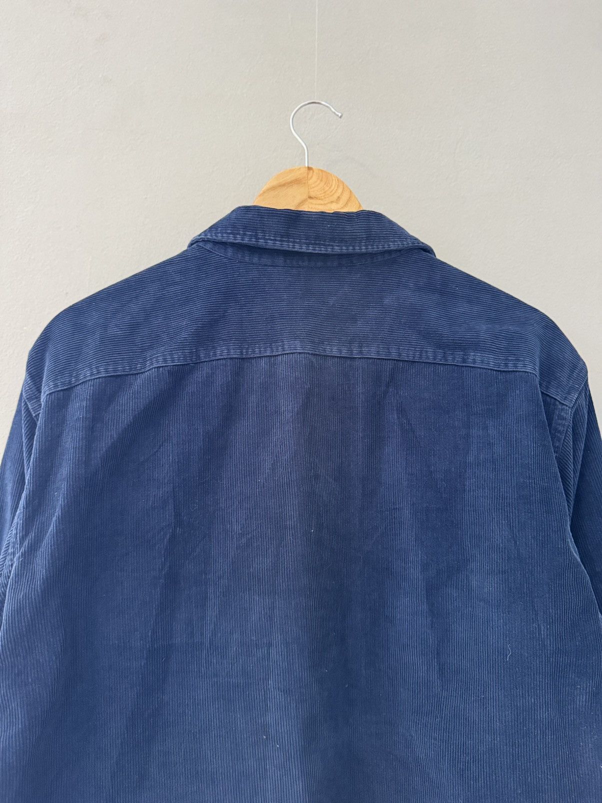 Polo Ralph Lauren Vintage Polo Ralph Lauren Velvet Blue Shirt Jacket 90s Size US L / EU 52-54 / 3 - 8 Thumbnail
