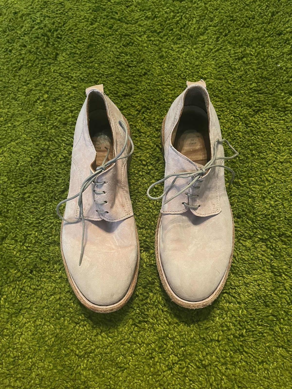 Designer × MoMA Moma avant garde suede derby shoes Size US 6 / IT 36 - 4 Thumbnail