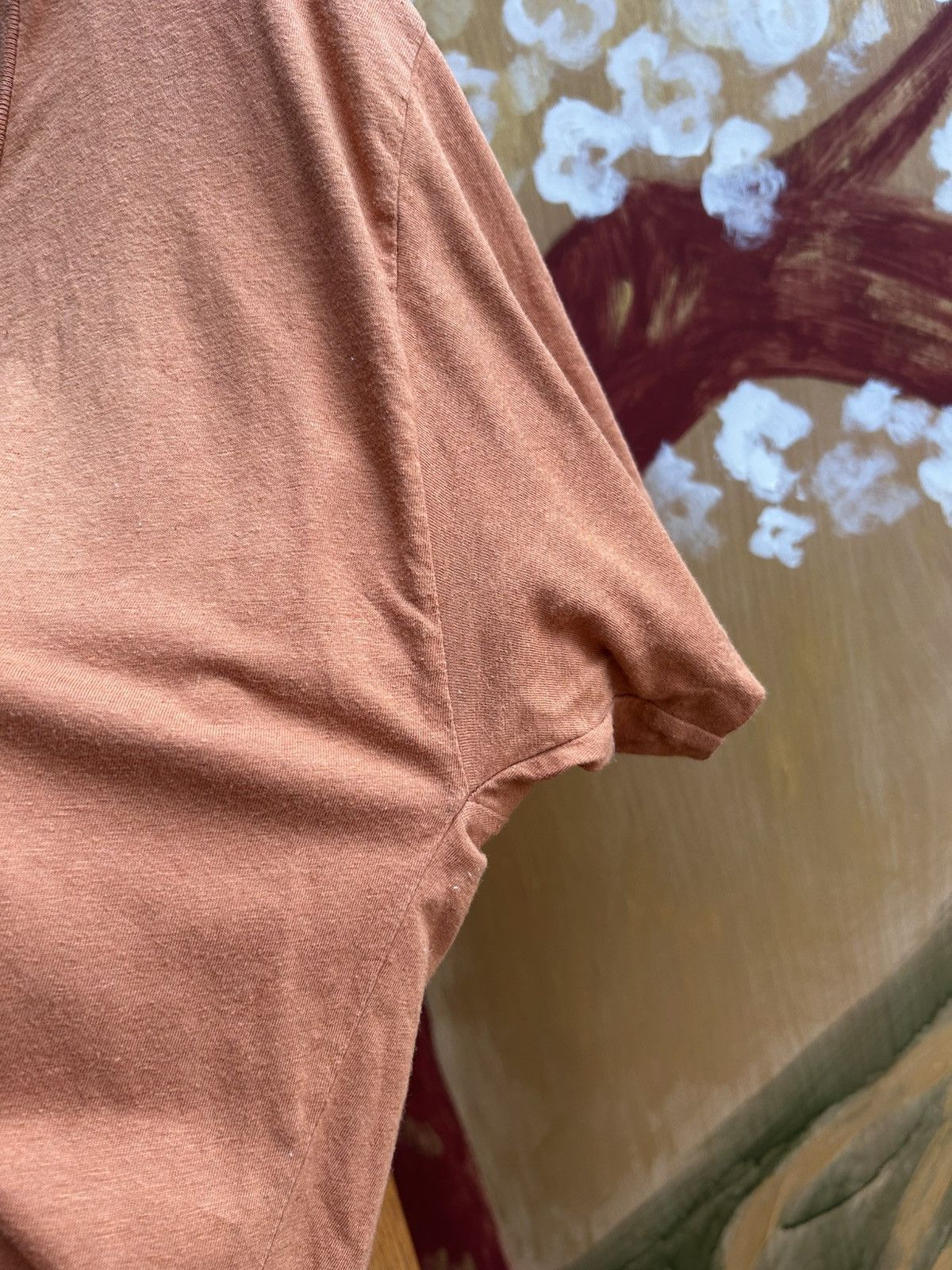 Margaret Howell MHL Margaret Howell Simple Tee Cotton Linen Jersey Brick Red Size XS / US 0-2 / IT 36-38 - 5 Thumbnail