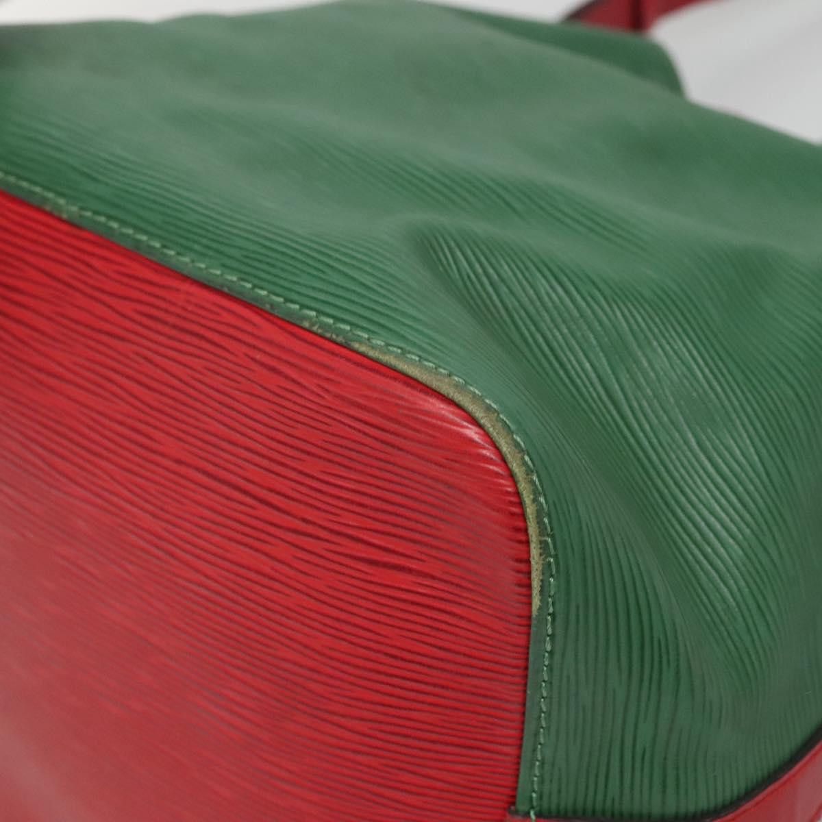 Louis Vuitton LOUIS VUITTON Epi Petit Noe Shoulder Bag Bicolor Green Red Size ONE SIZE - 16 Thumbnail