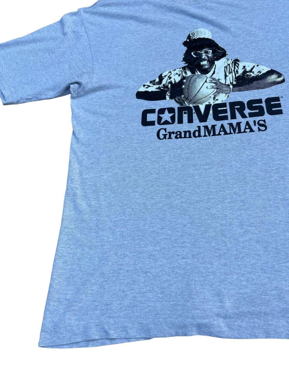 Converse × NBA × Vintage Vintage 90s Converse Basketball Grand MAMA’S Striped tee Size US L / EU 52-54 / 3 - 6 Thumbnail