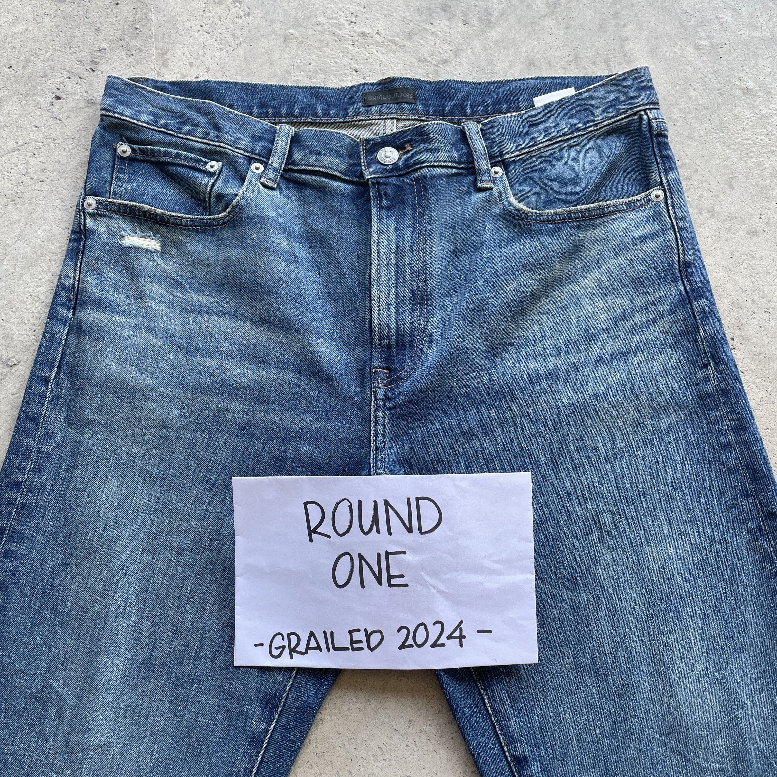 Japanese Brand Vintage Distressed Japanese Faded Jeans Denim Pants W34 Size US 34 / EU 50 - 6 Thumbnail