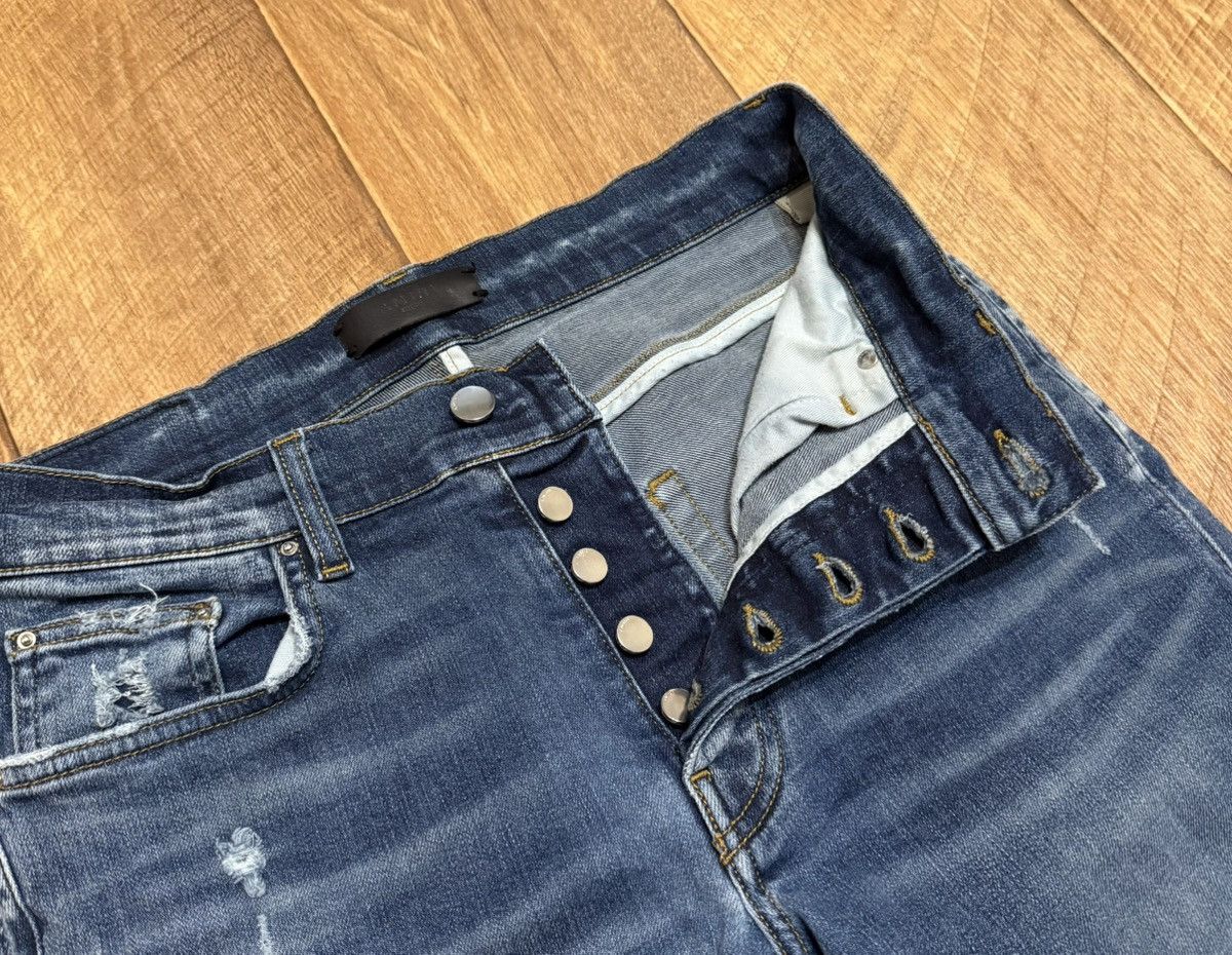 Amiri Amiri Blue Ripped Jeans Denim Pants Size US 32 / EU 48 - 7 Thumbnail