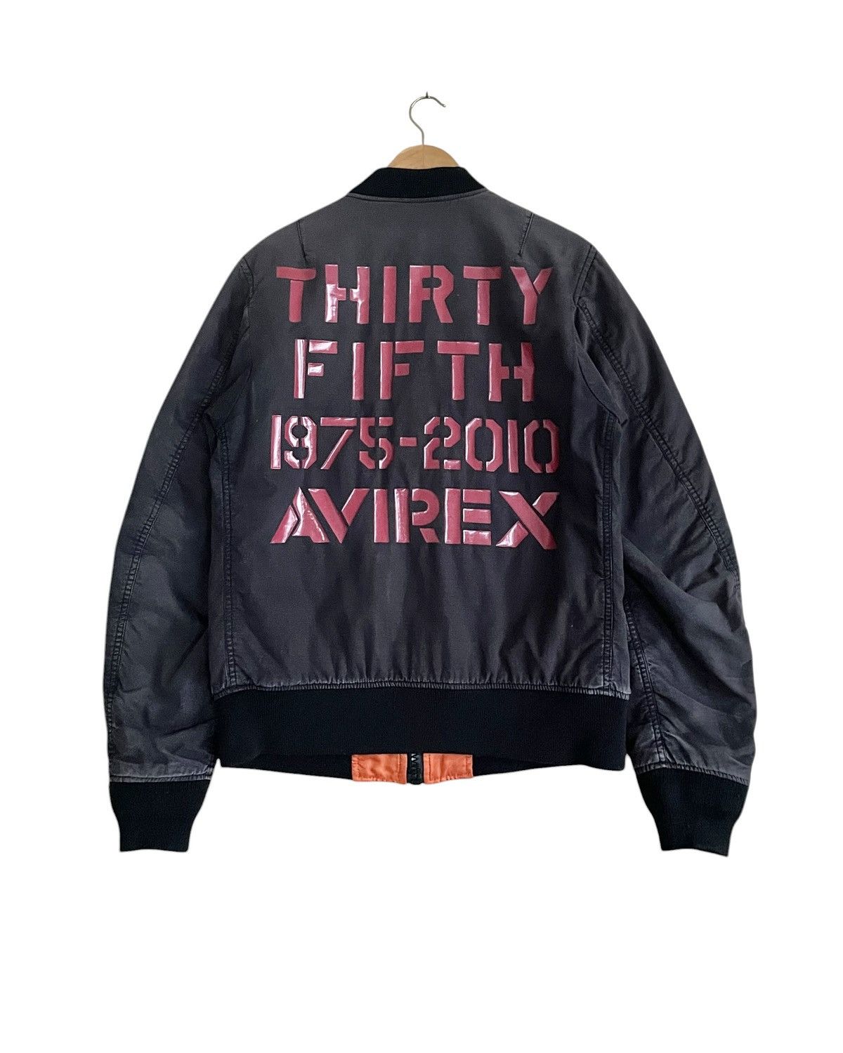 Avirex Vintage Axirex Anniversary 35th MA-1 Bomber Jacket 2010s Size US M / EU 48-50 / 2 - 1 Thumbnail