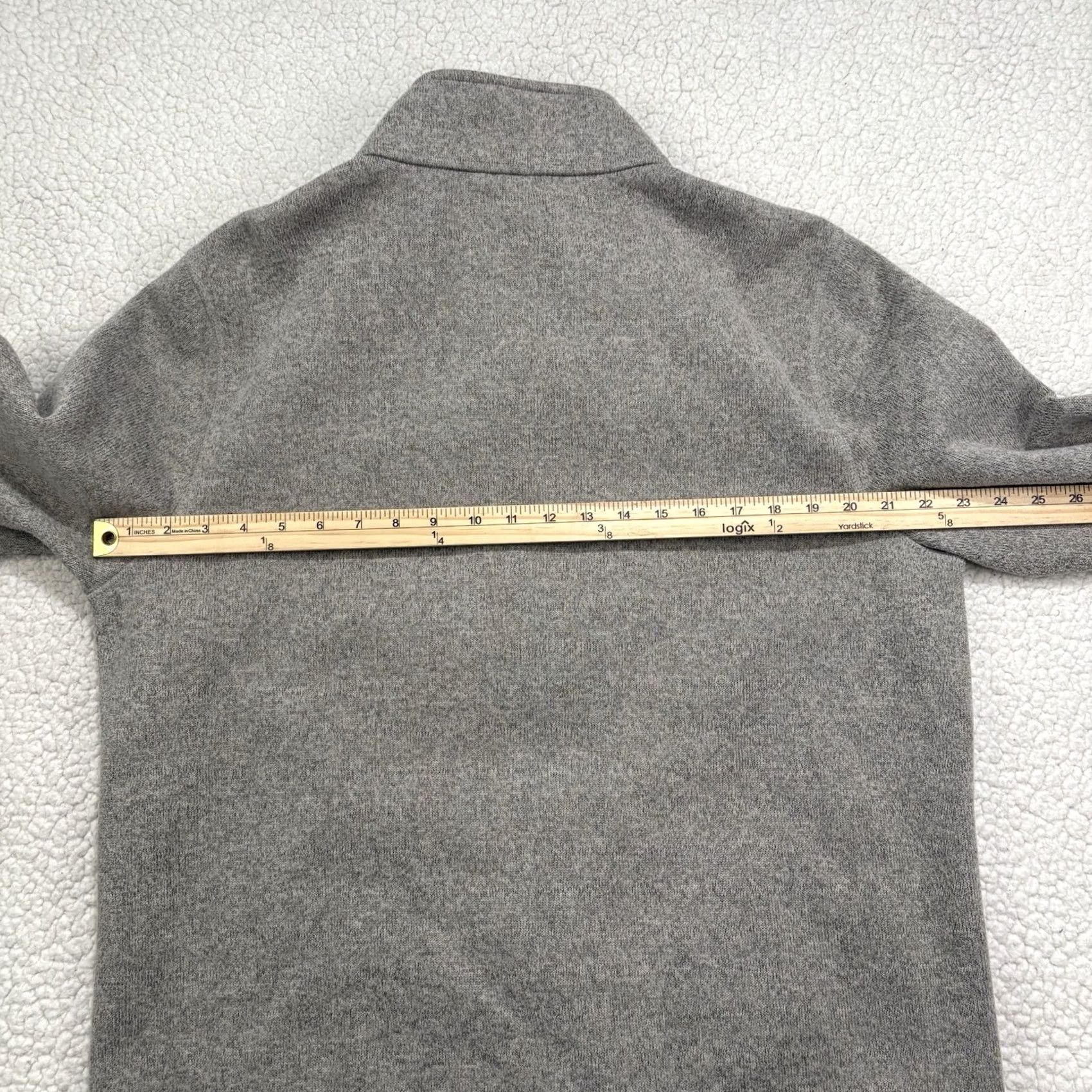 Vintage L.L. Bean Jacket Fleece Gray Mens Size L Full Zip Pockets Outdoors Regular Mid-Length Zip Jacket Size US L / EU 52-54 / 3 - 4 Thumbnail