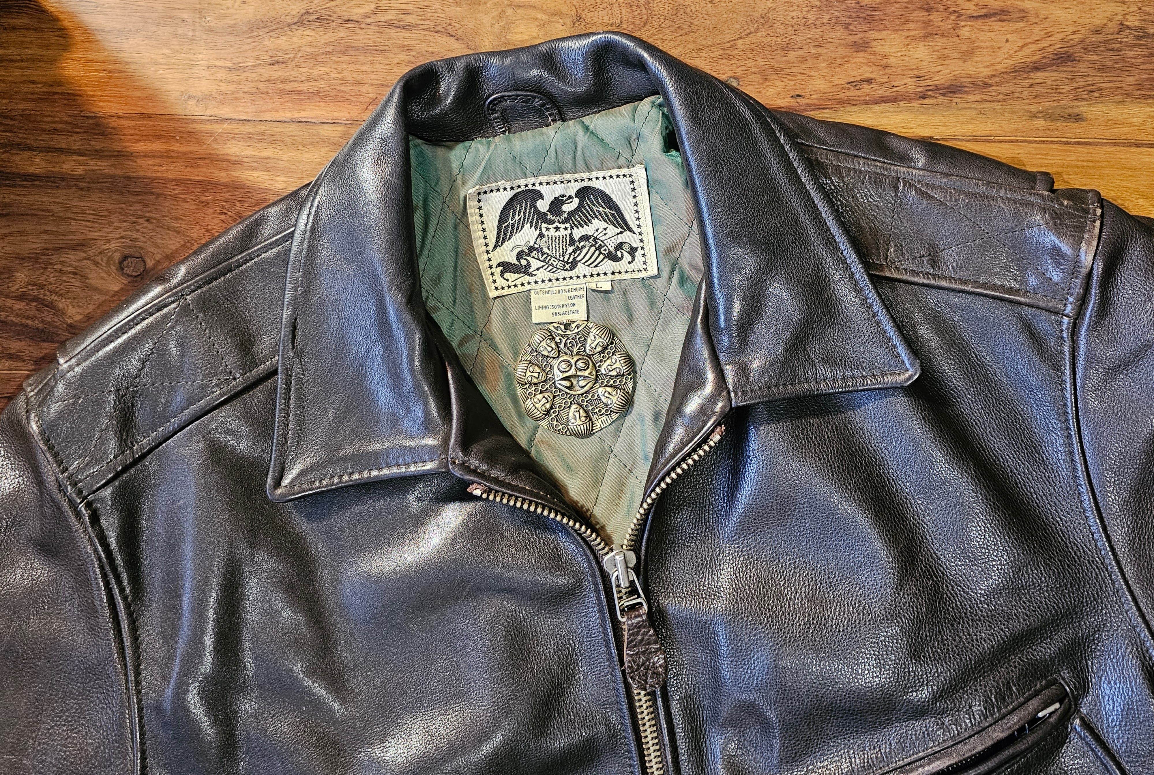 Avirex A-2 Flight Jacket – Vintage Leather 80s-90s – Rare