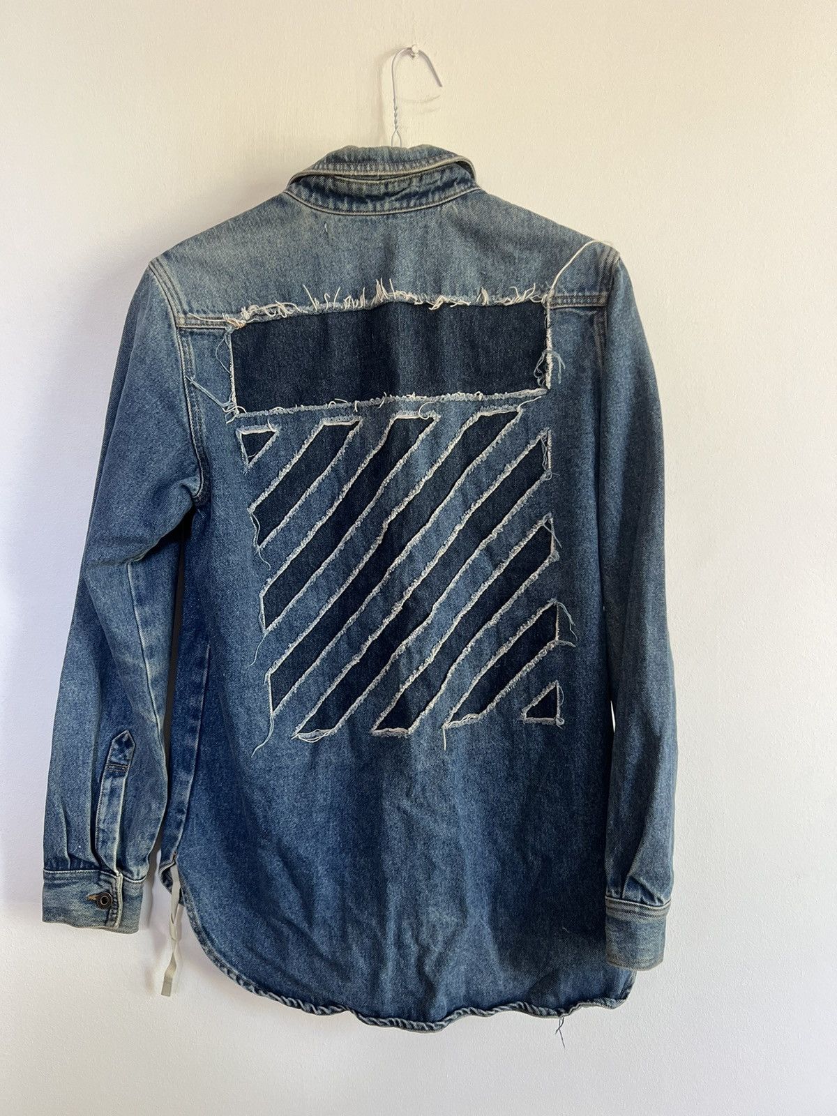 Off-White Off white Temperature Denim Jacket Size US M / EU 48-50 / 2 - 6 Thumbnail