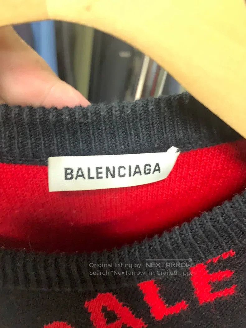 Balenciaga Balenciaga Black Camo Print Sweater XS Size Size US XS / EU 42 / 0 - 3 Thumbnail