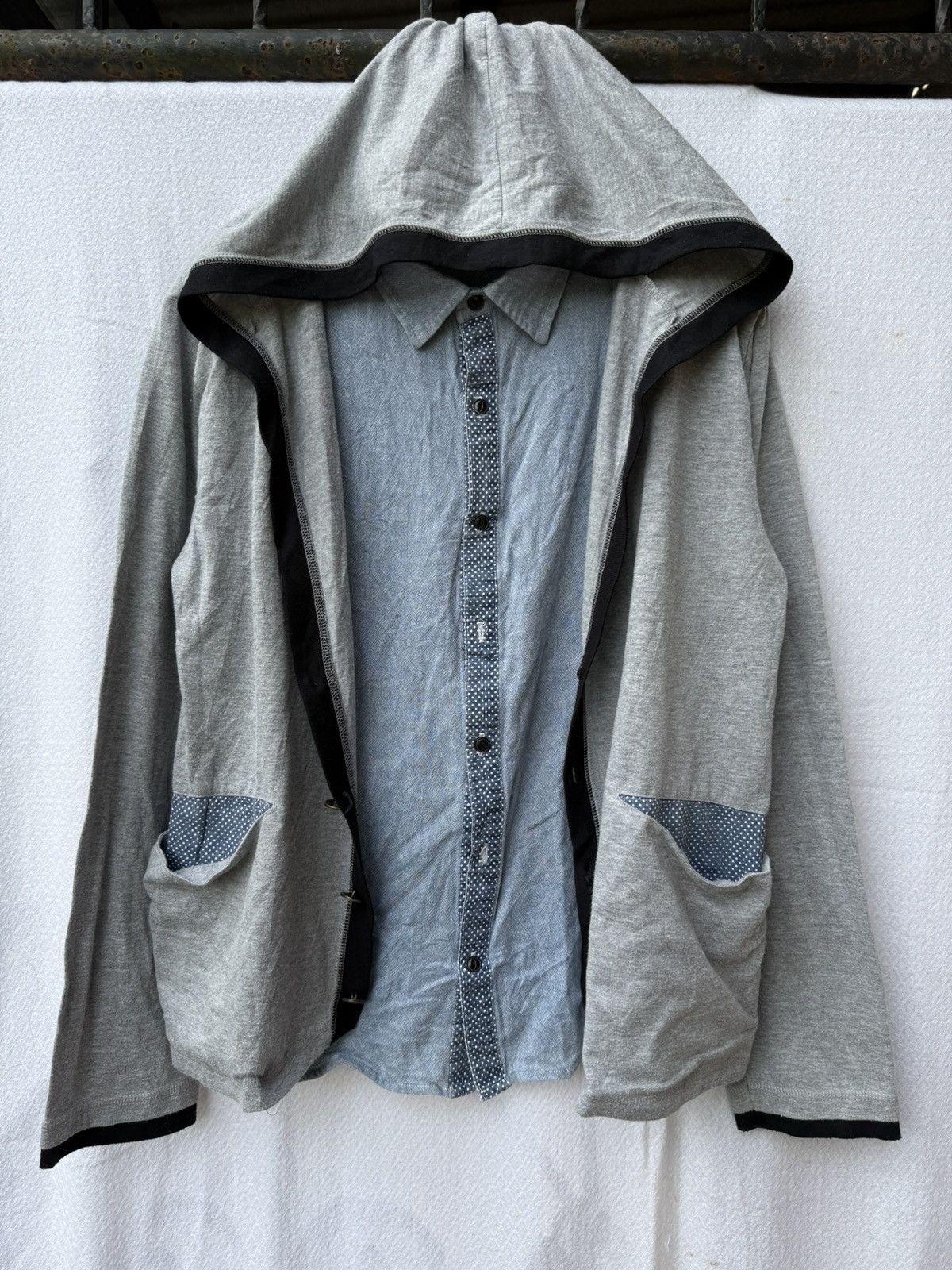 Hysteric Glamour Double layers cardigan hoodie button up shirt Size US M / EU 48-50 / 2 - 4 Thumbnail