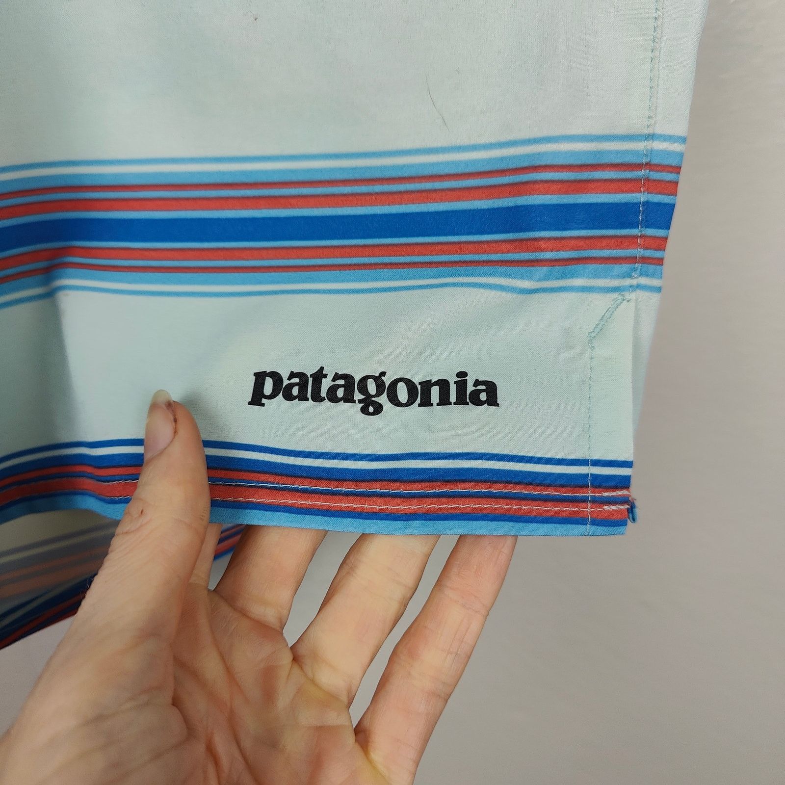 Patagonia Patagonia Stretch Planing Boardshorts Mens 30 Blue Stripe Size US 30 / EU 46 - 2 Thumbnail