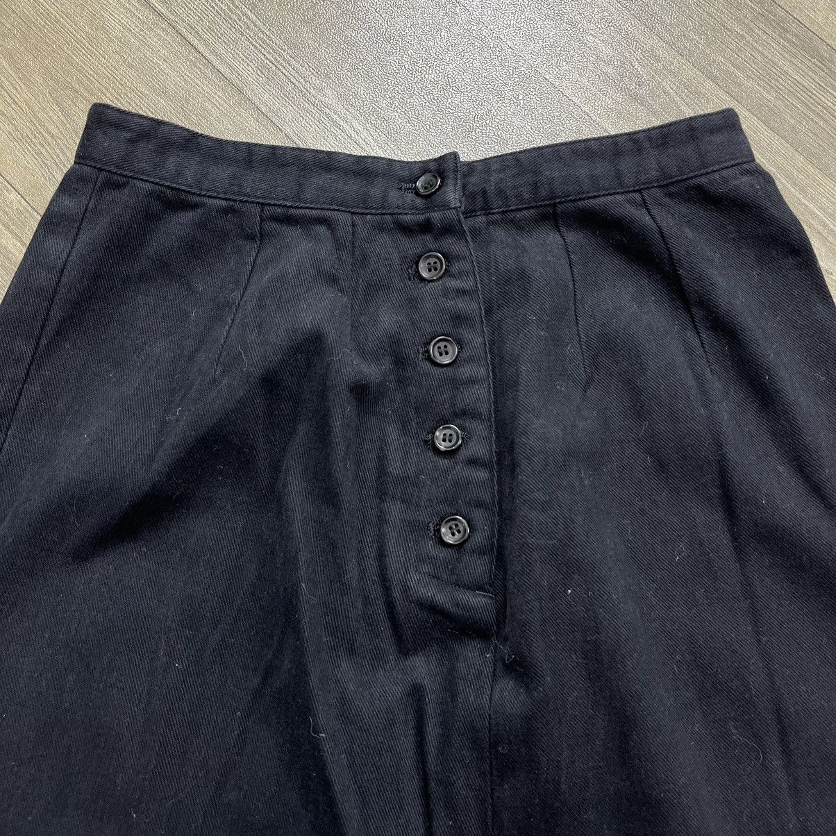 Issey Miyake × Mademoiselle Non Non × Seditionaries Vintage Rope Mademoiselle Gothic Style Lase Skirt Size 22" - 3 Thumbnail