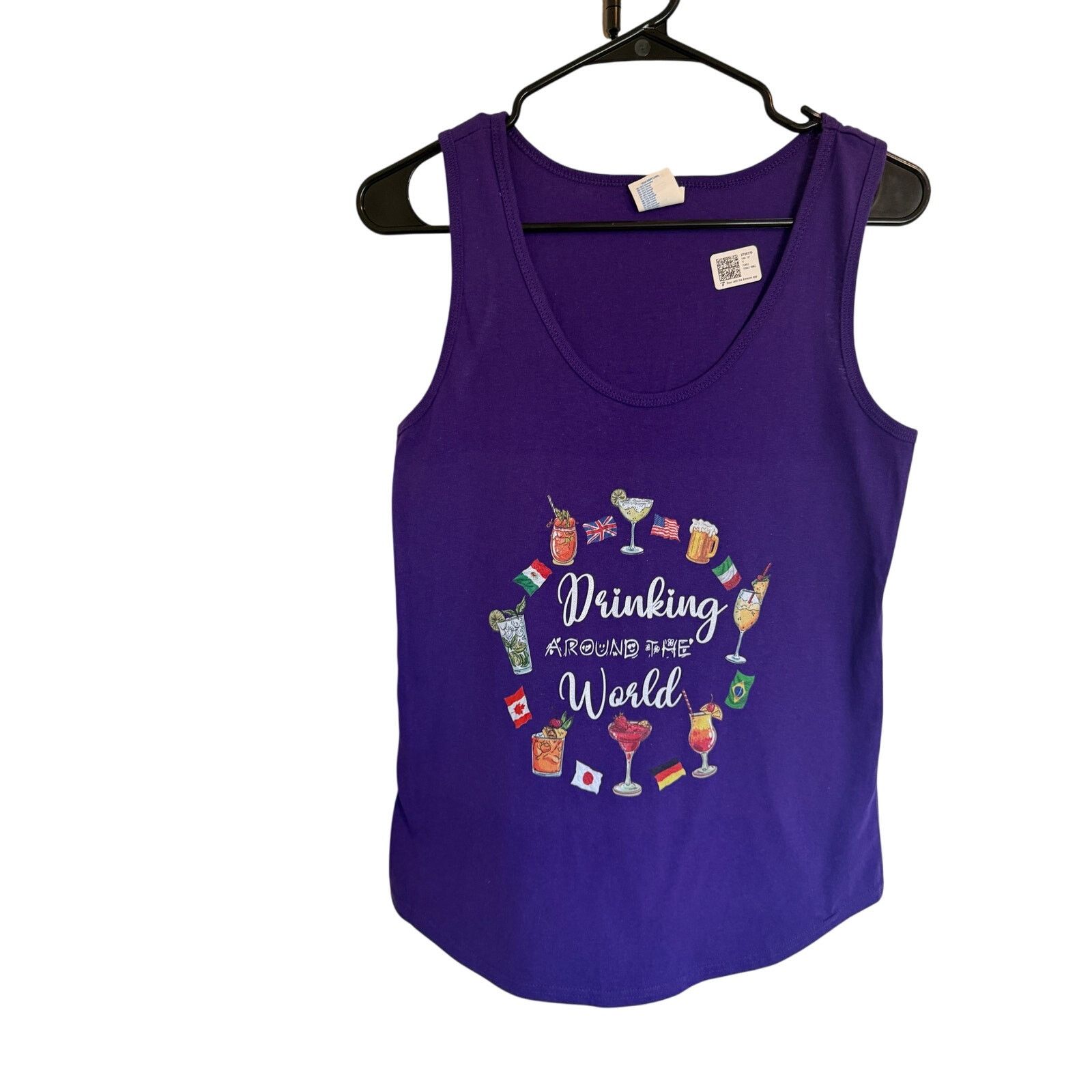 Other Port & Company Drinking Around the World Crew Neck Tank Top Size S / US 4 / IT 40 - 4 Thumbnail