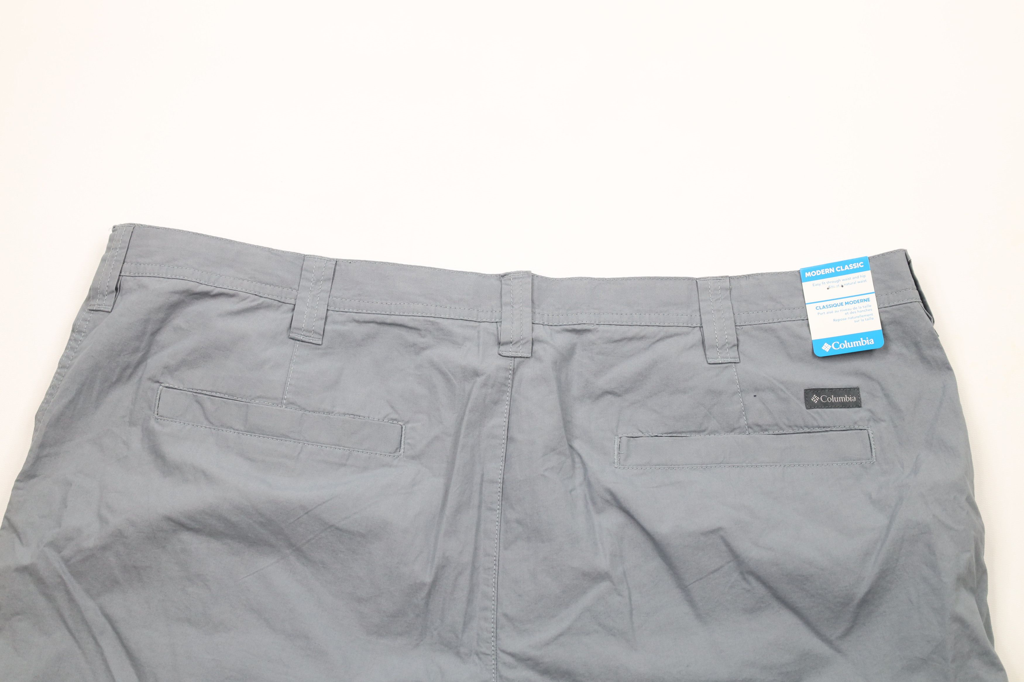 Columbia × Vintage Deadstock Columbia Outdoor Hiking Trail Shorts Gray Cotton Size US 42 / EU 58 - 8 Thumbnail