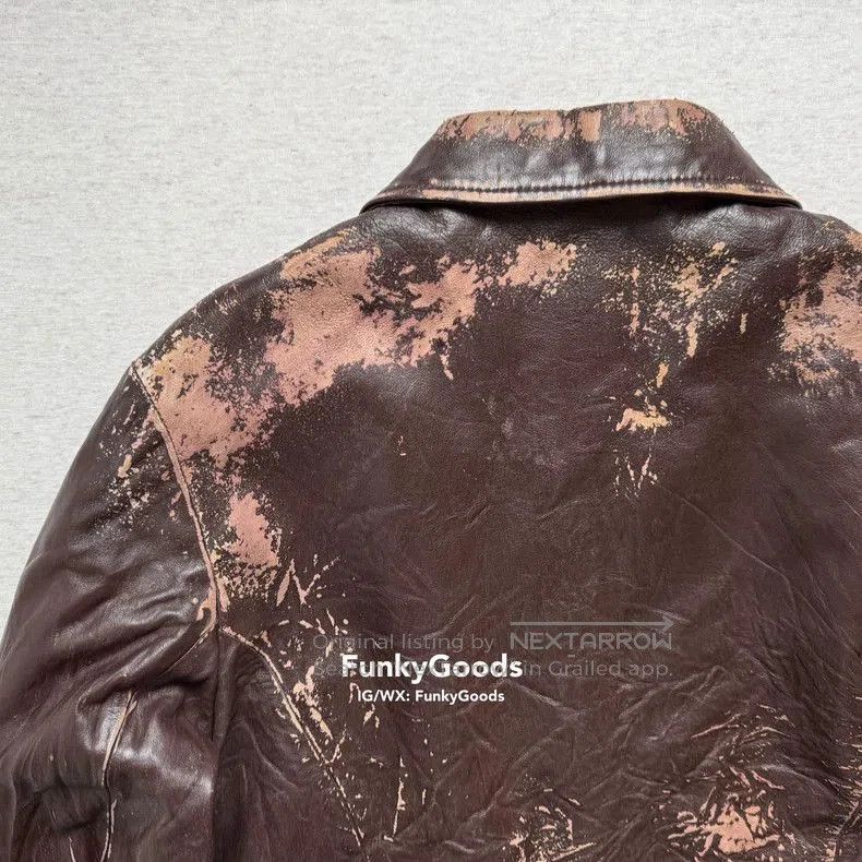 Kapital Kapital × Lewis Leathers Leather Jacket. Size US L / EU 52-54 / 3 - 5 Thumbnail