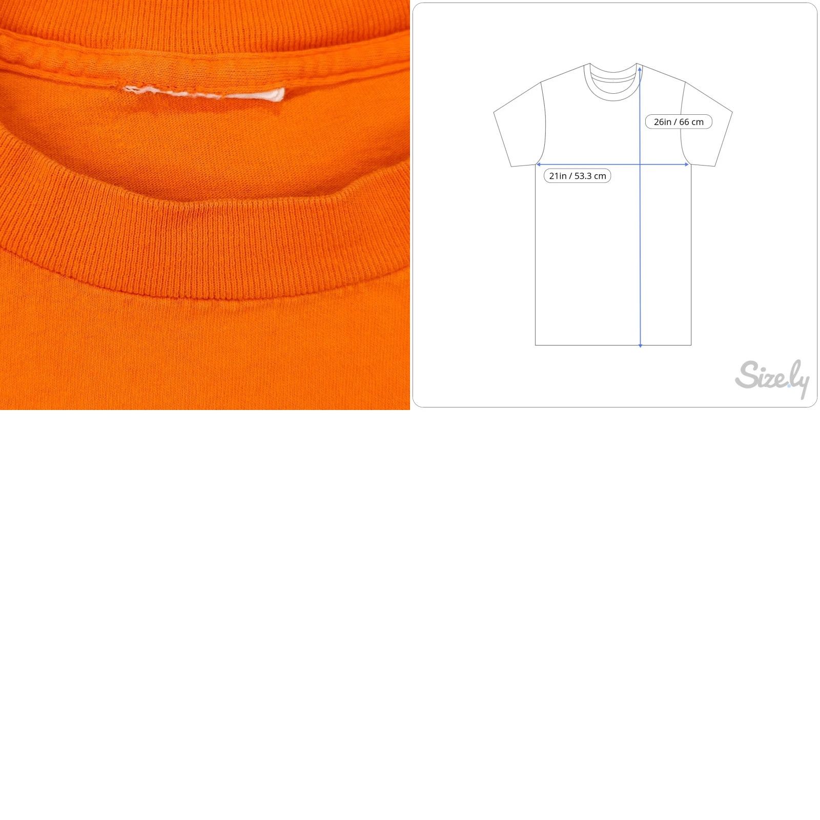 Vintage VINTAGE Halloween T Shirt Mens Size Large Orange 90s Black Cat Bats Spiderweb Size US L / EU 52-54 / 3 - 8 Thumbnail