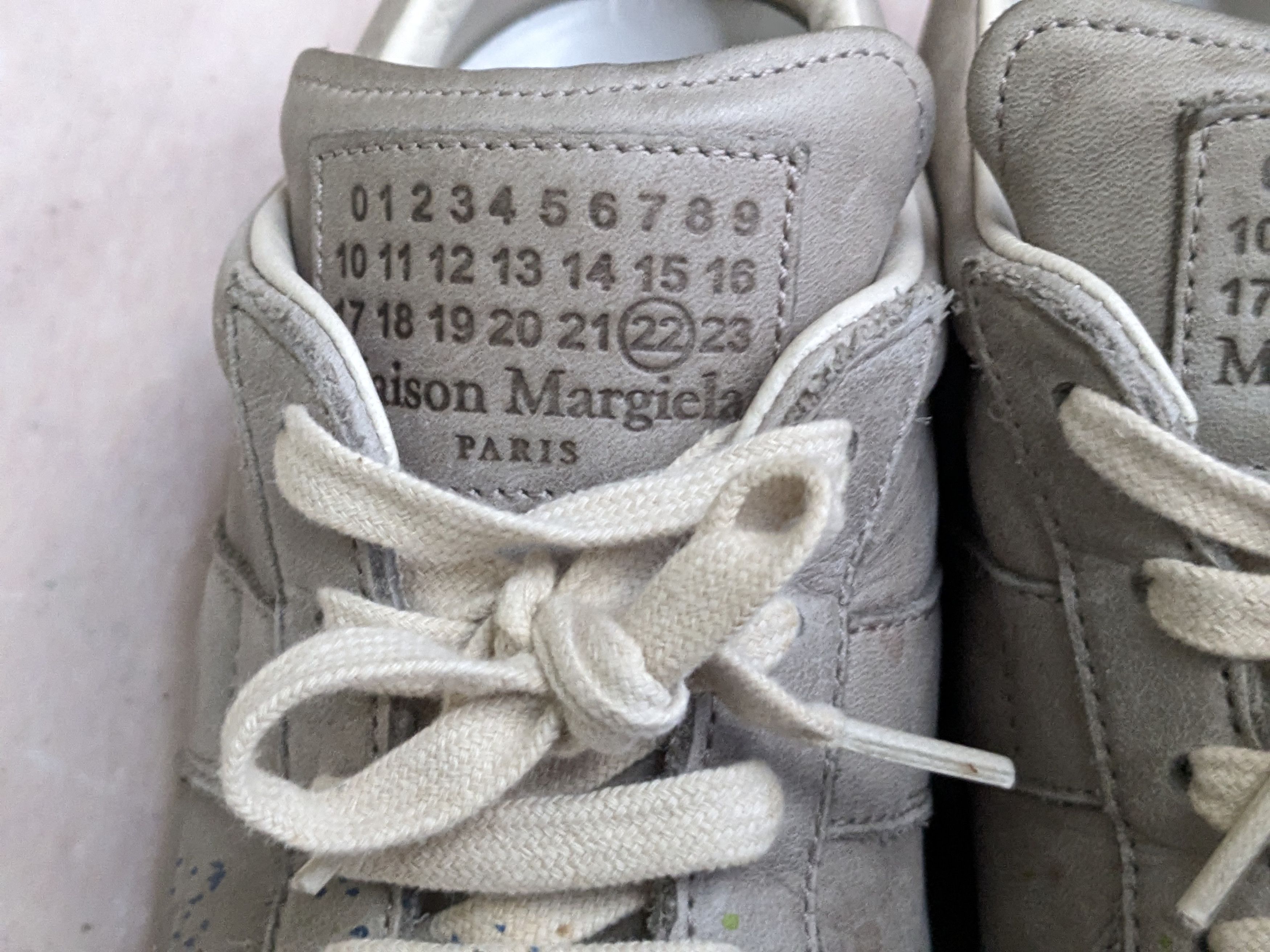 Maison Margiela Maison Margiela Replica GAT Gray Paint Splatter 8 41 Size US 8 / EU 41 - 8 Thumbnail