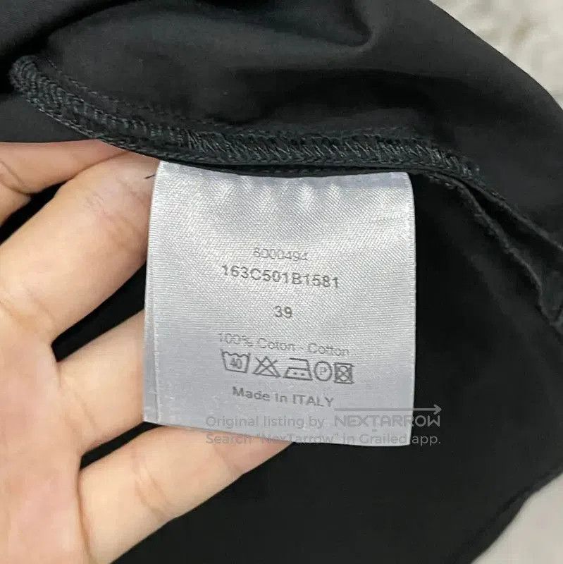 Dior Dior Black Cotton Long Sleeve Shirt . Size US M / EU 48-50 / 2 - 8 Thumbnail