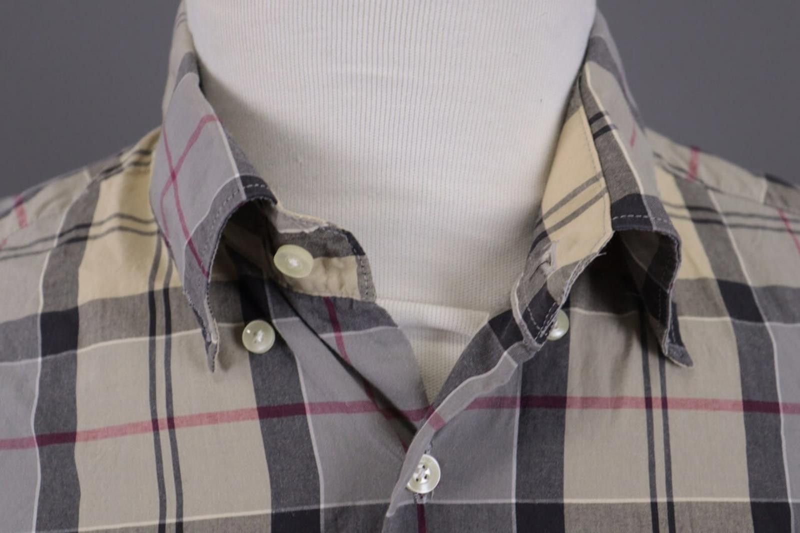 Barbour Barbour Herbert Tailored Fit Tartan Button Down Shirt Size M Size US L / EU 52-54 / 3 - 5 Thumbnail