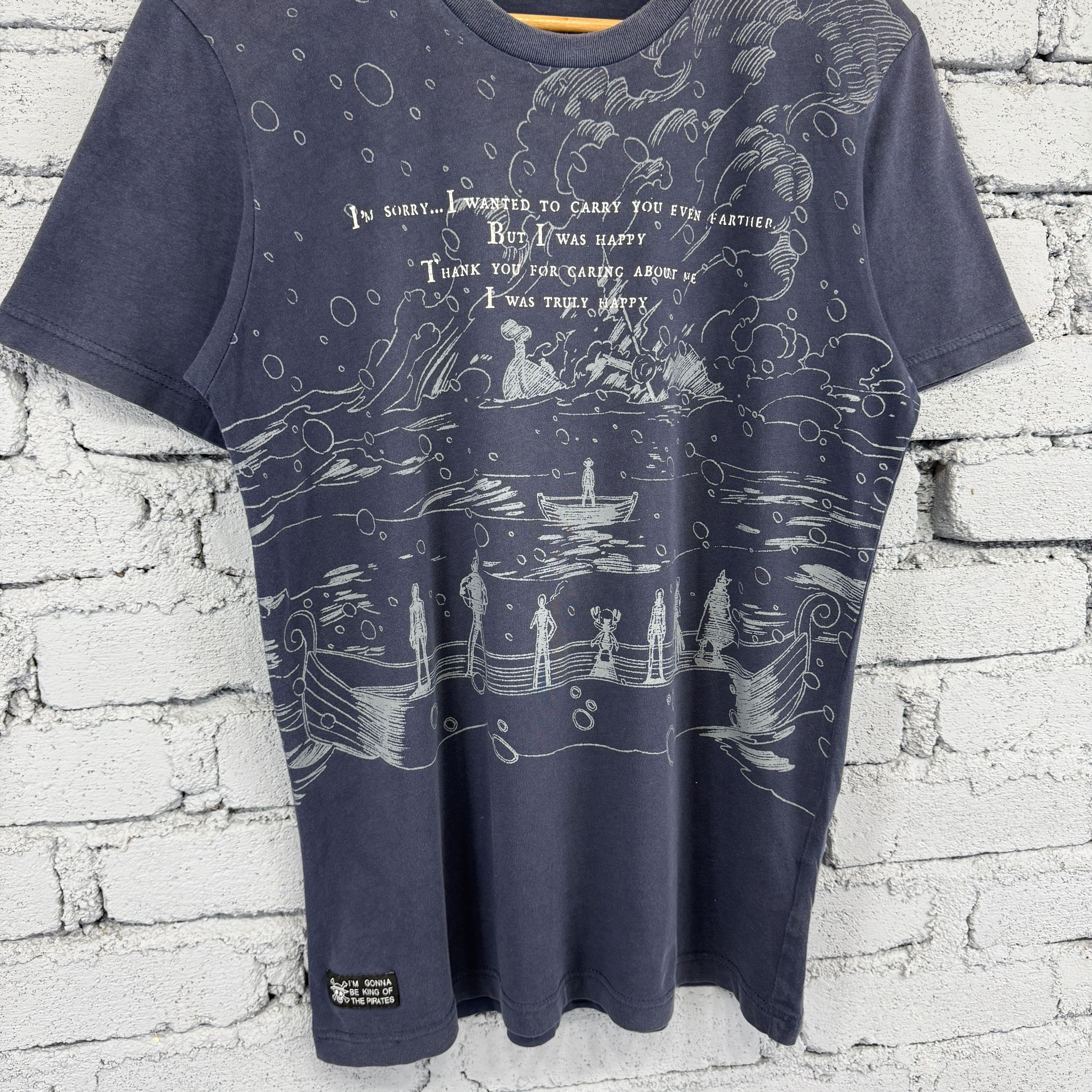 Anime UT X One Piece Supercrew "The Past and Future" Faded Tshirt Size US M / EU 48-50 / 2 - 3 Thumbnail
