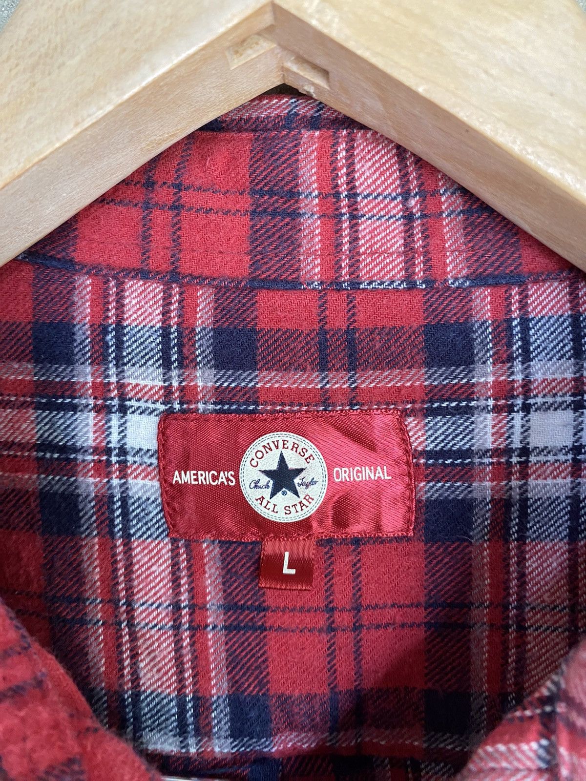 Converse Vintage Converse Plaid Tartan Flannel Shirt Button Up Size US M / EU 48-50 / 2 - 4 Thumbnail