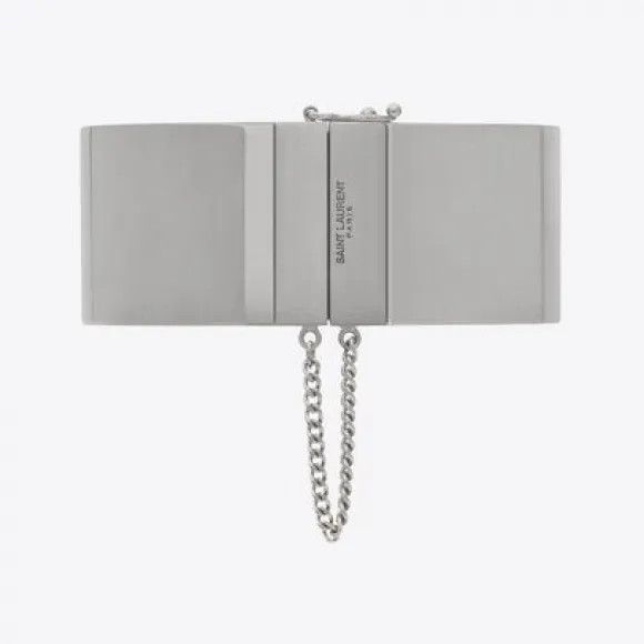 Saint Laurent Paris o1la1rc1a0525 Size: OS / 712047 Single Handcuff Bracelet Size ONE SIZE - 1 Preview