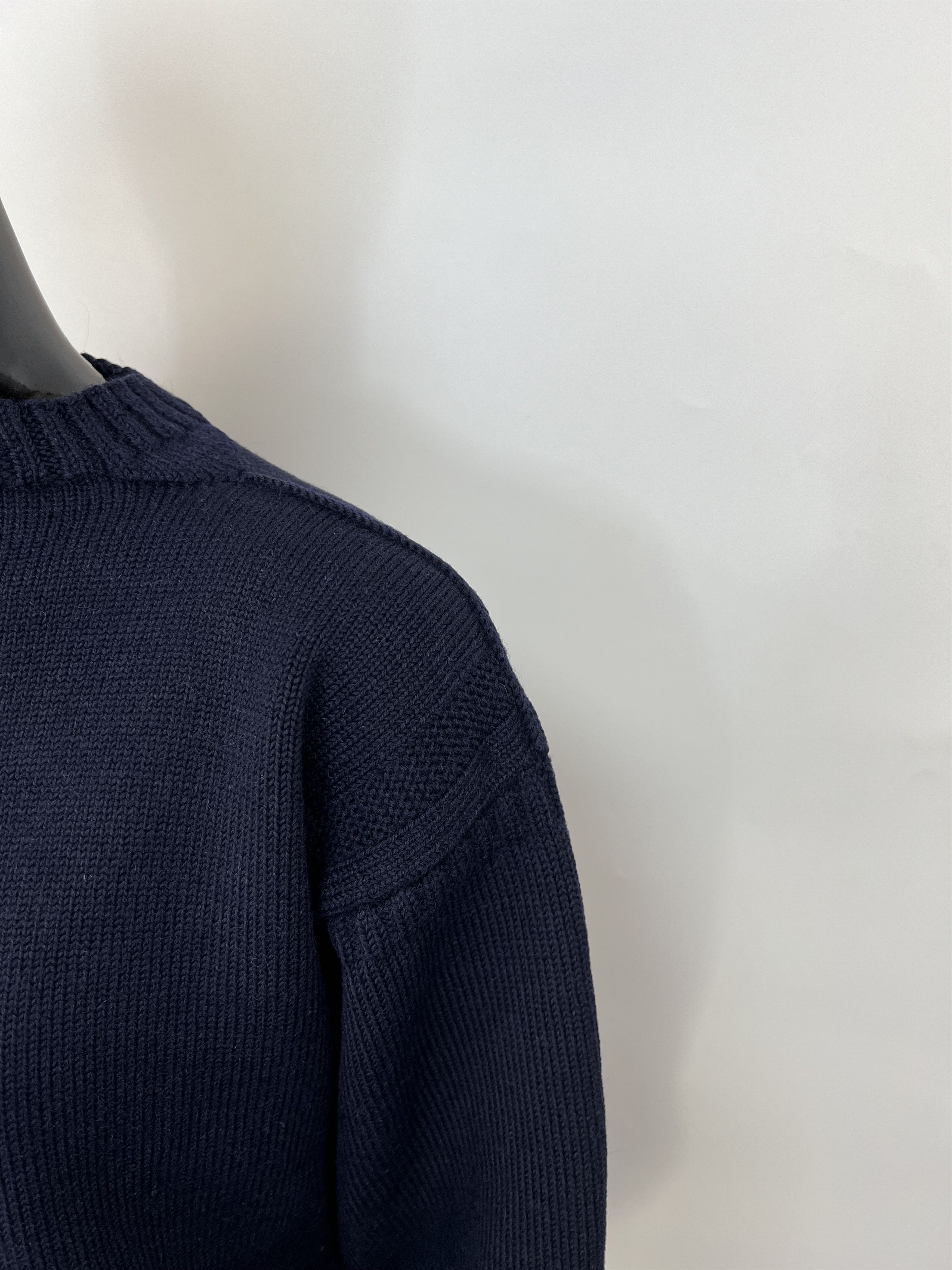 Le Tricoteur Guernsey Le Tricoteur Traditional Guernsey Wool Sweater Size S/M Size M / US 6-8 / IT 42-44 - 14 Thumbnail