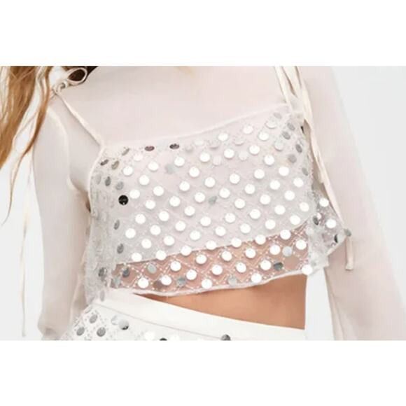 For Love & Lemons For Love & Lemons Women's Charelle Top XL Size XL / US 12-14 / IT 48-50 - 3 Thumbnail
