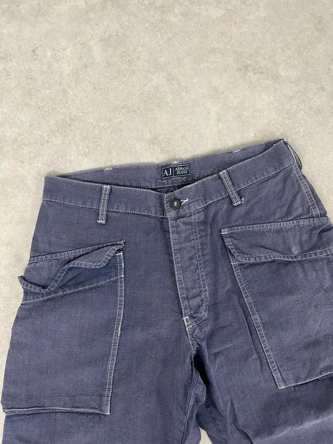 Armani Armani Archive Smooth Cargo Pants Size US 32 / EU 48 - 6 Thumbnail