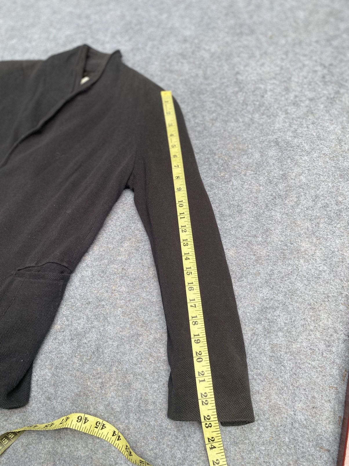 Yohji Yamamoto Yohji Yamamoto "The Ginza Story" Shawl Collar Knit Blazer Size S / US 4 / IT 40 - 15 Thumbnail