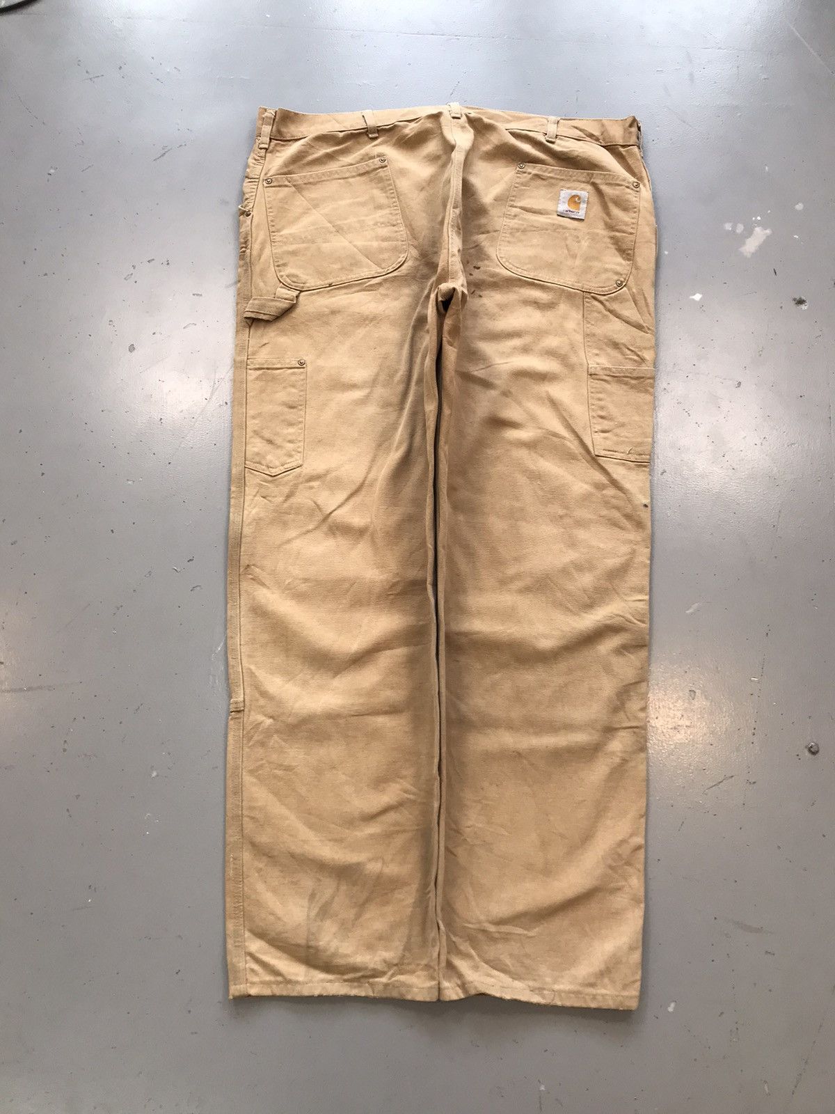Carhartt × Vintage Vintage Carhartt b136 BRN double knee carpenter denim Size US 42 / EU 58 - 7 Thumbnail