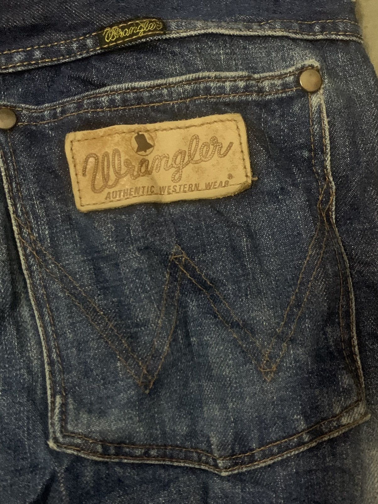 Wrangler Vintage Wrangler Flare Selvedge Denim Jeans Size US 31 - 12 Thumbnail