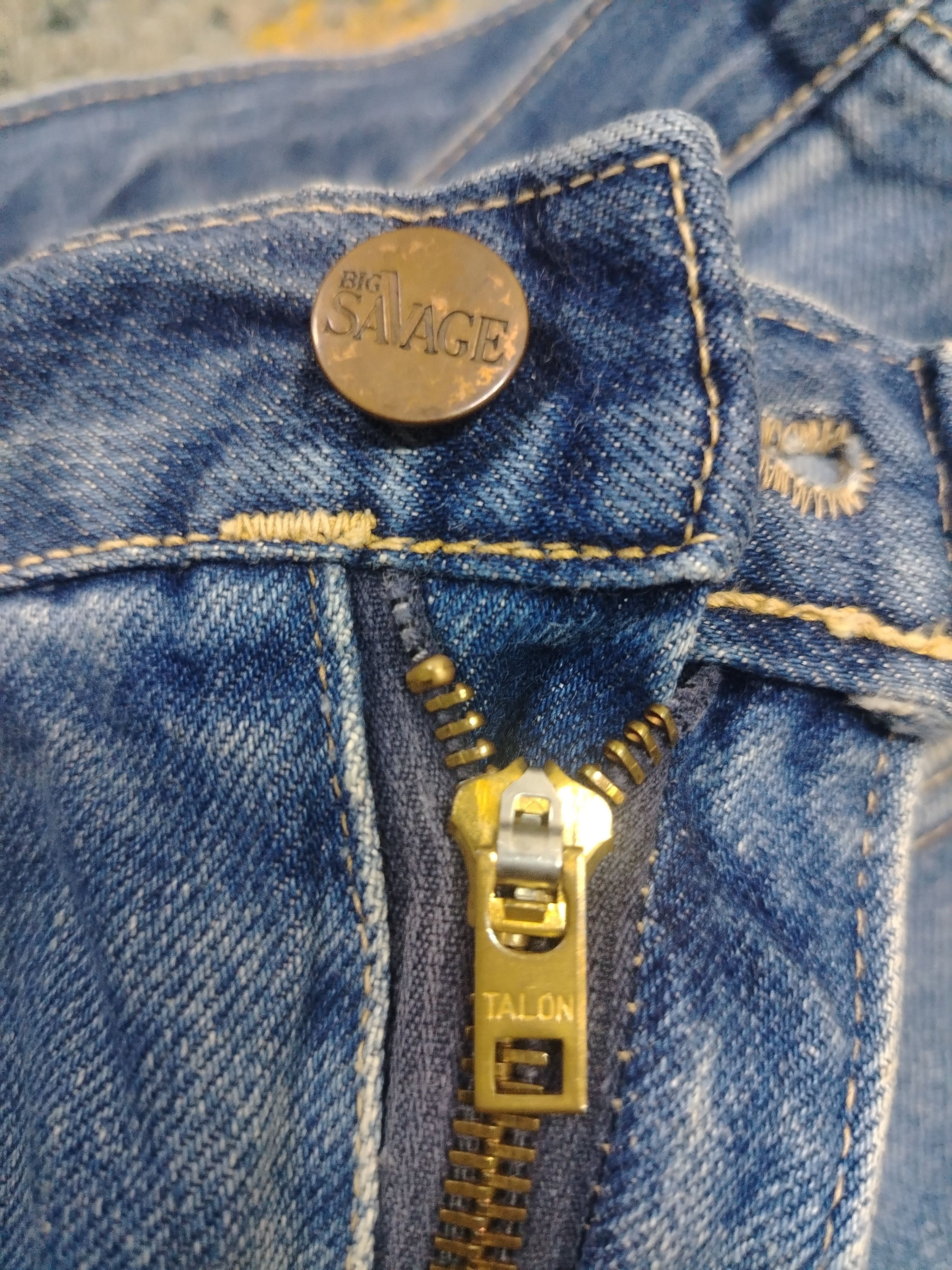 Vintage Vintage Big Savage denim Size US 32 / EU 48 - 6 Thumbnail