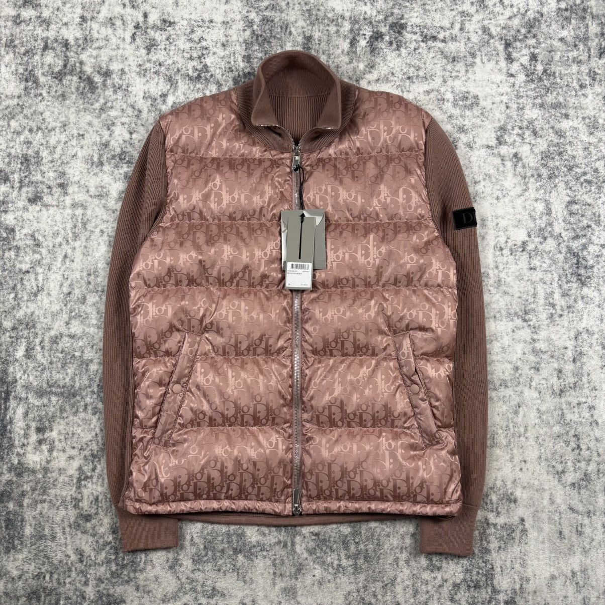 Dior Dior Oblique Knit Down ʼRose’ Jacket Size US S / EU 44-46 / 1 - 1 Thumbnail