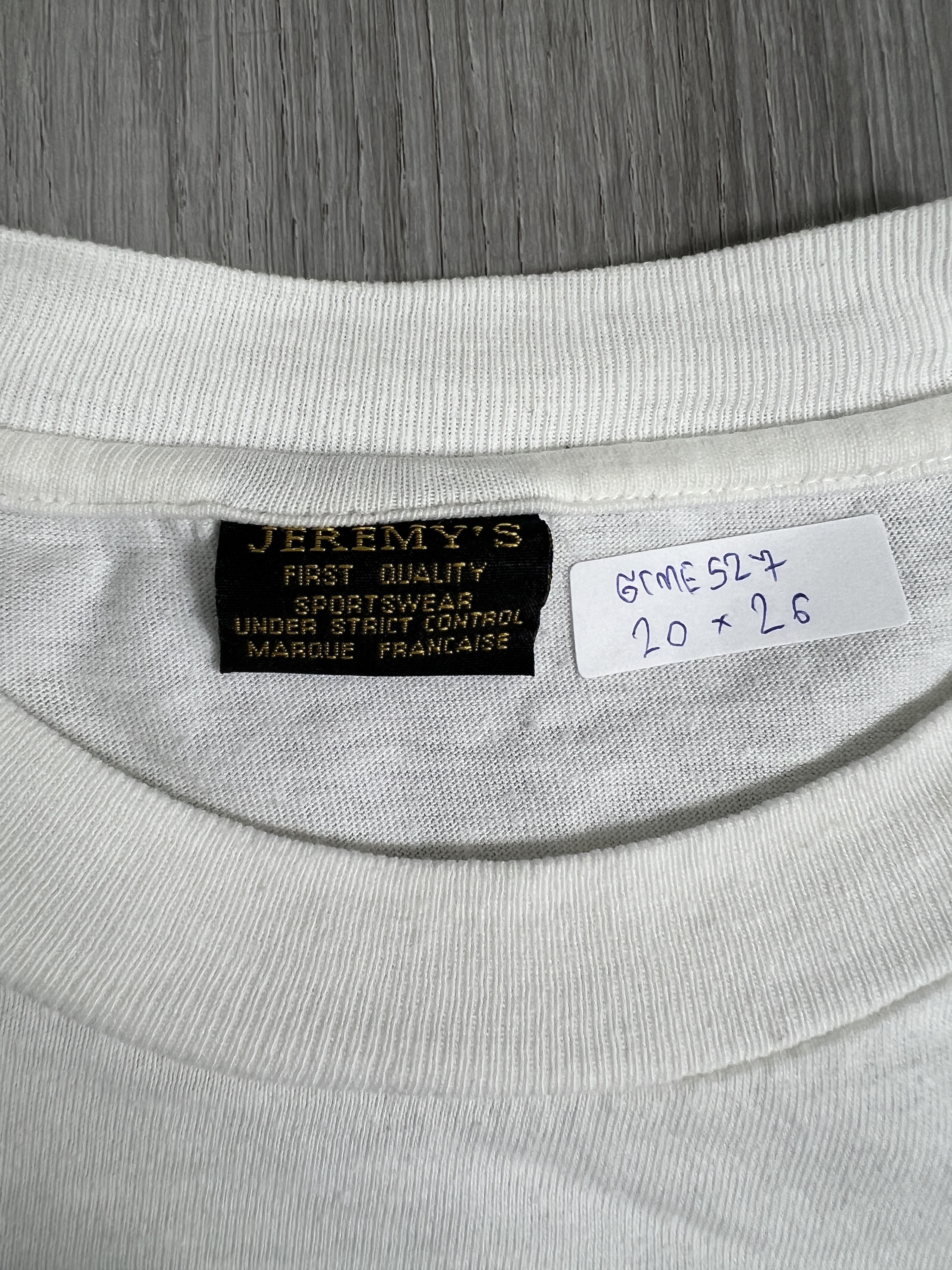 Vintage Vintage 90s Jeremy's Sportswear Graphic Tee GTME527 Size US L / EU 52-54 / 3 - 3 Thumbnail