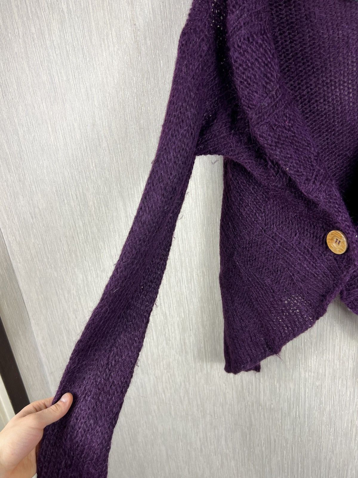 Diesel Vintage Diesel y2k alpaca open knit sweater cardigan goth Size M / US 6-8 / IT 42-44 - 9 Thumbnail