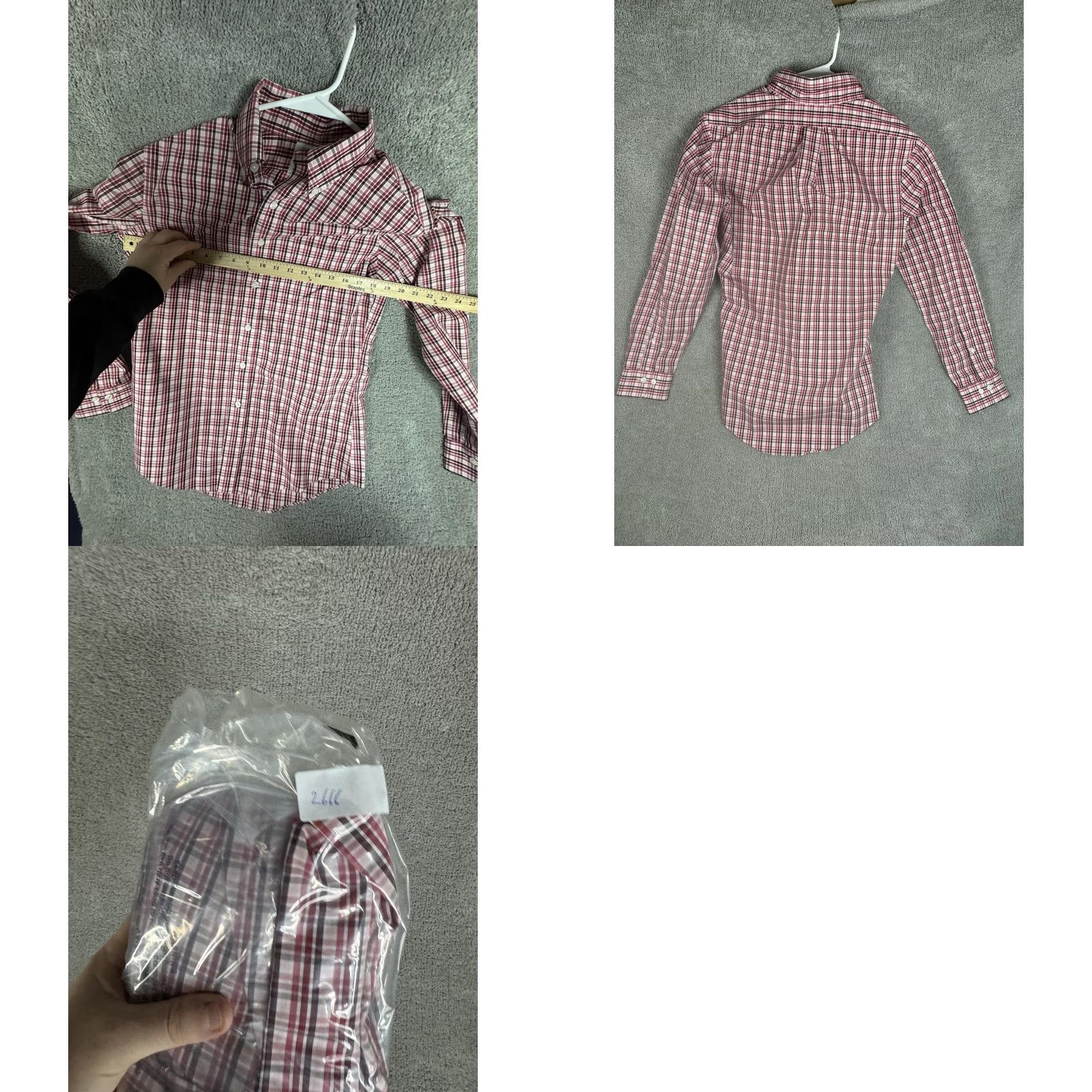 Brooks Brothers VINTAGE Brooks Brothers Shirt Mens Small Red Plaid Non Iron Supima Cotton Button Down Size US S / EU 44-46 / 1 - 8 Thumbnail