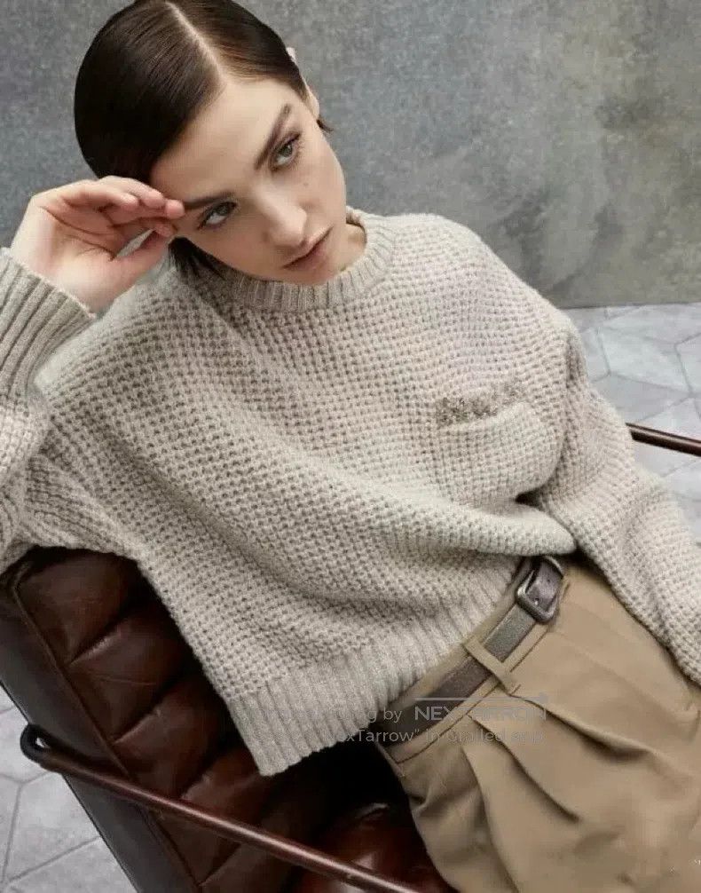 Brunello Cucinelli Brunello Cucinelli Women's Knit Sweater Size S / US 4 / IT 40 - 4 Thumbnail