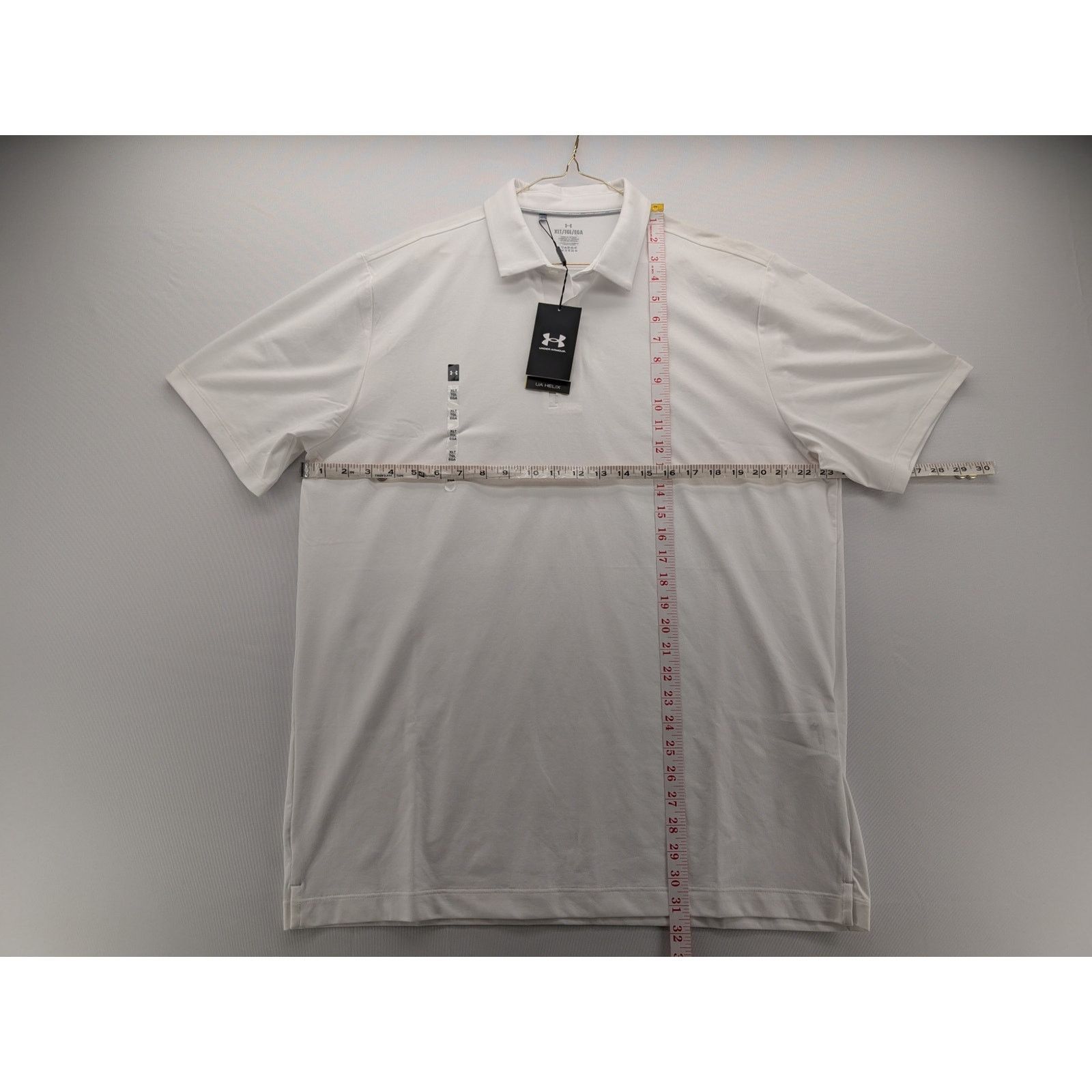 Under Armour NWT Under Armour UA ArmourDry Men's Polo in White size XLT Size US XL / EU 56 / 4 - 8 Thumbnail