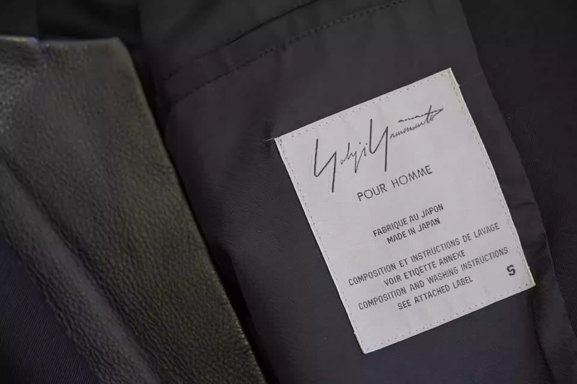 Yohji Yamamoto Yohji Yamamoto 96AW Leather Elbow Cutlass Sleeve Jacket-250 Size US S / EU 44-46 / 1 - 3 Thumbnail