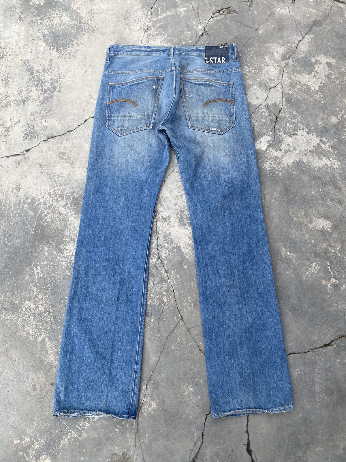 G-Star × Pharrell G STAR Stone Washed Jeans Size US 36 / EU 52 - 3 Thumbnail