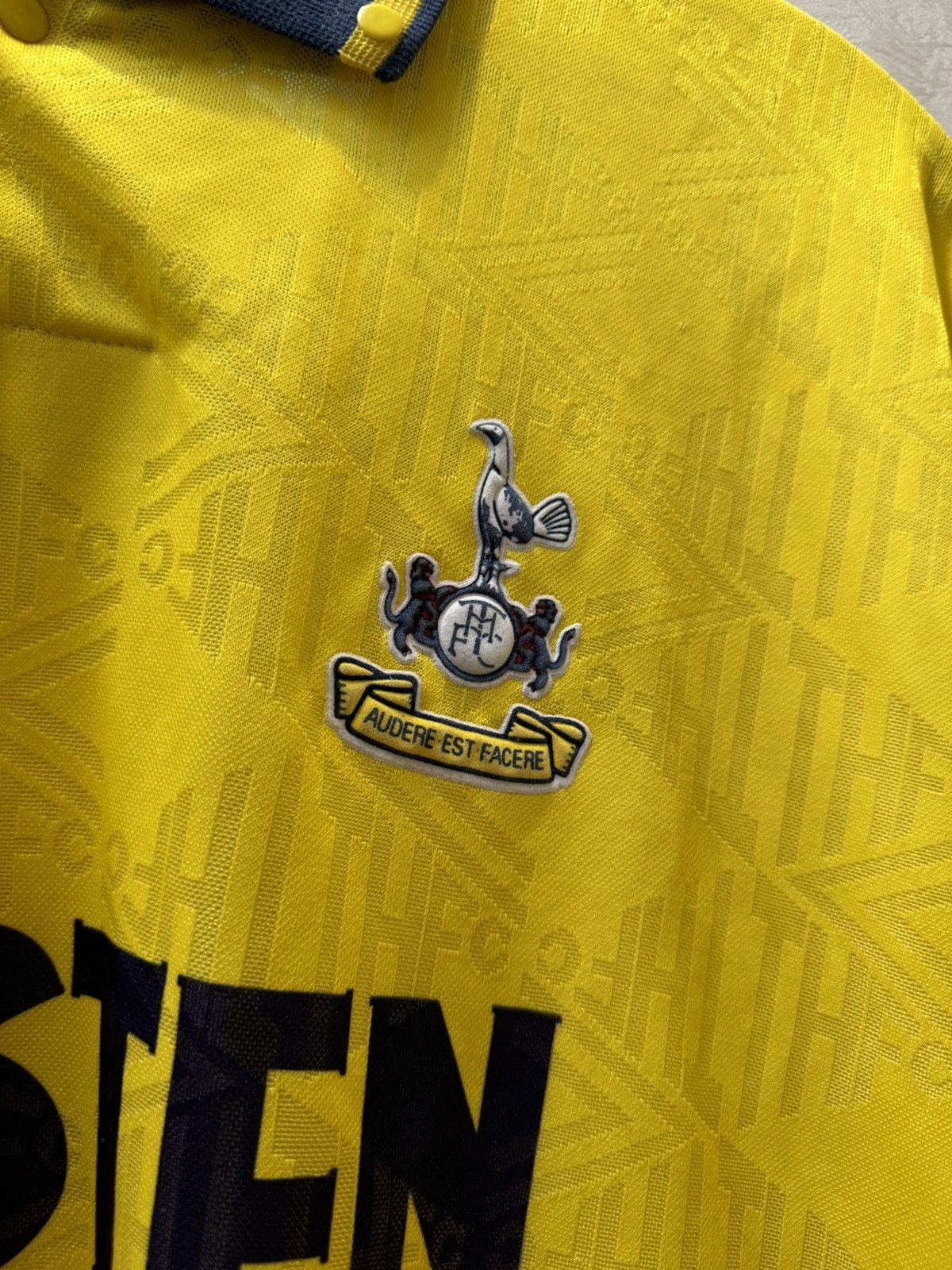 Umbro × Vintage TOTTENHAM HOTSPUR 1991 1995 AWAY SHIRT FOOTBALL SOCCER UMBRO Size US L / EU 52-54 / 3 - 6 Thumbnail