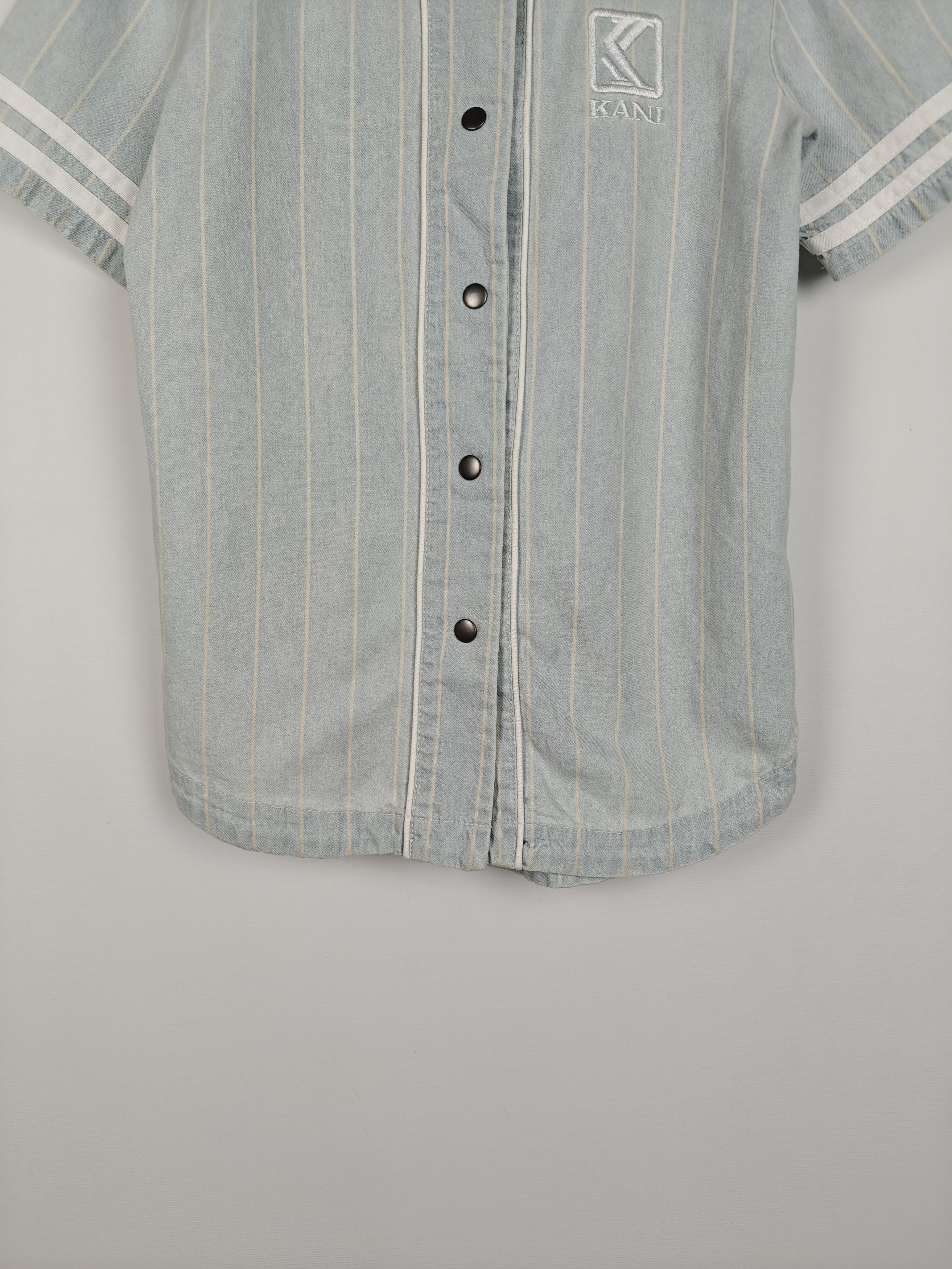 Karl Kani Karl Kani Striped Jersey Shirt Cotton Logo size XS Size US XS / EU 42 / 0 - 4 Thumbnail